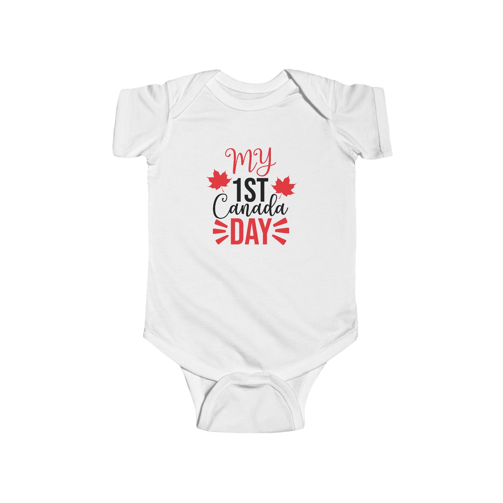 My 1st Canada Day Infant Bodysuit – Baby Canada Day Onesie