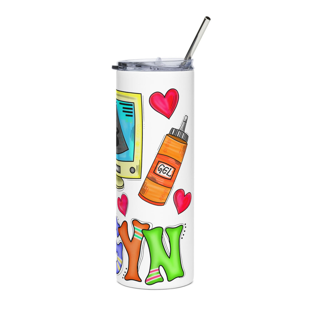 OB/GYN Doctor  20oz Stainless Tumbler — Ultrasound, Baby Feet & 'Baby' Design
