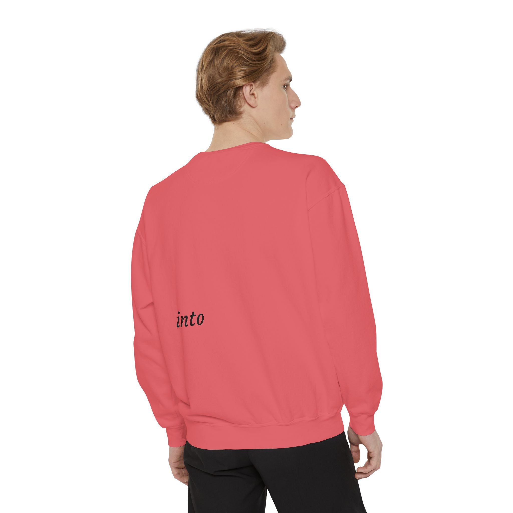 Custom Text Sweatshirt — Personalized Minimalist Crewneck