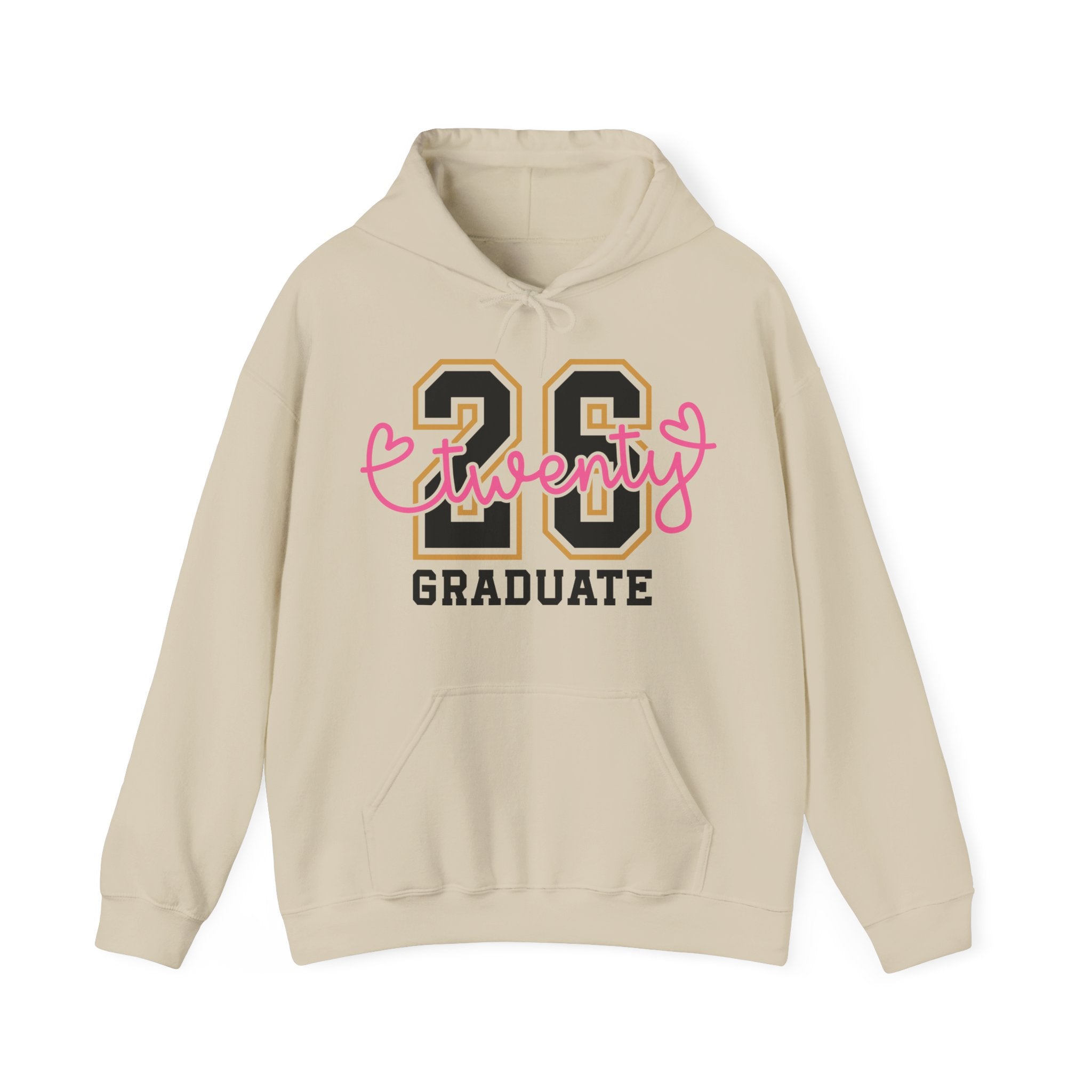 Twenty 26 Graduate Hoodie | Class of 2026 Graduation Sweatshirt