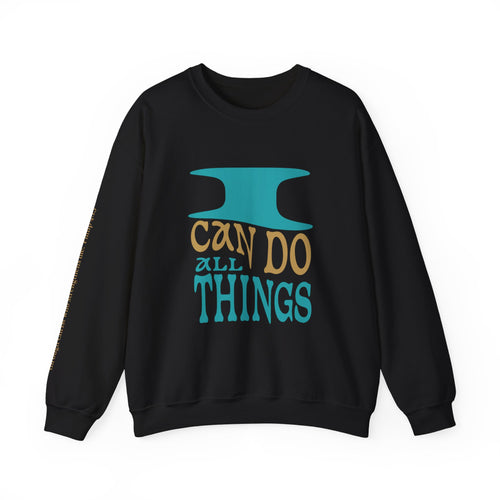 Crewneck Sweatshirt "I Can Do All Things" Inspirational Graphic