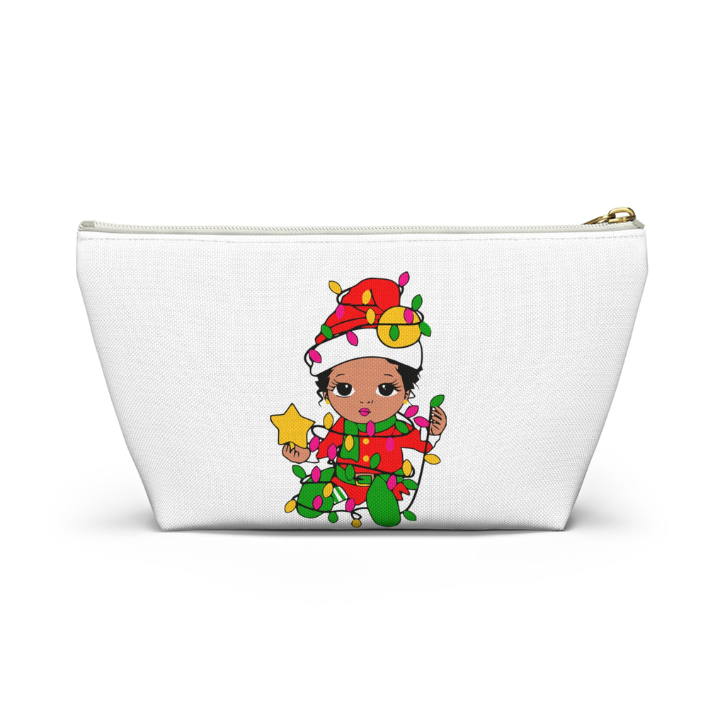 Christmas Elf Kids Accessory Pouch — Holiday Makeup & Trinket Bag