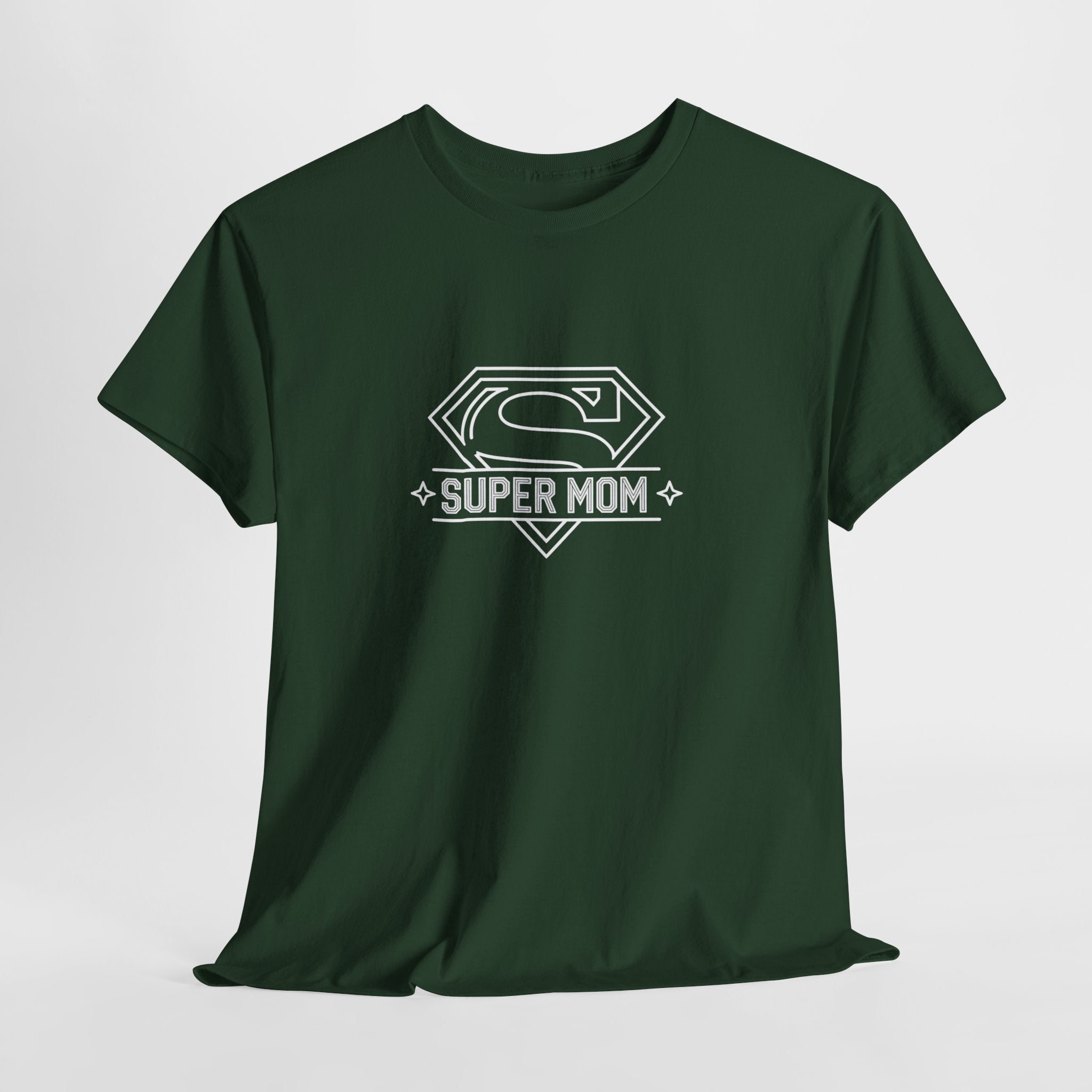 Super Mom emblem T-Shirt | Mother's Day mom superhero tee