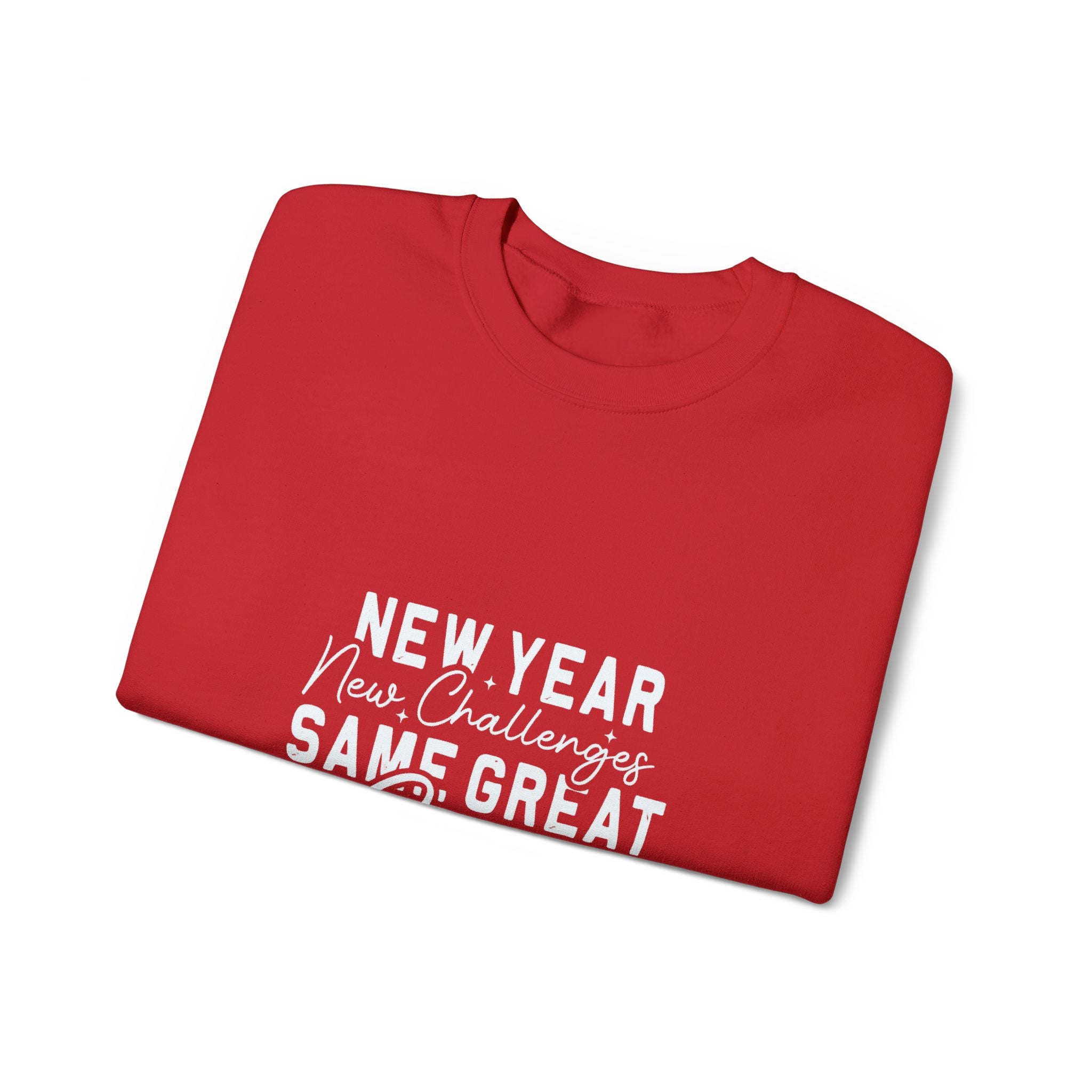 New Year New Challenges Same God Crewneck Sweatshirt