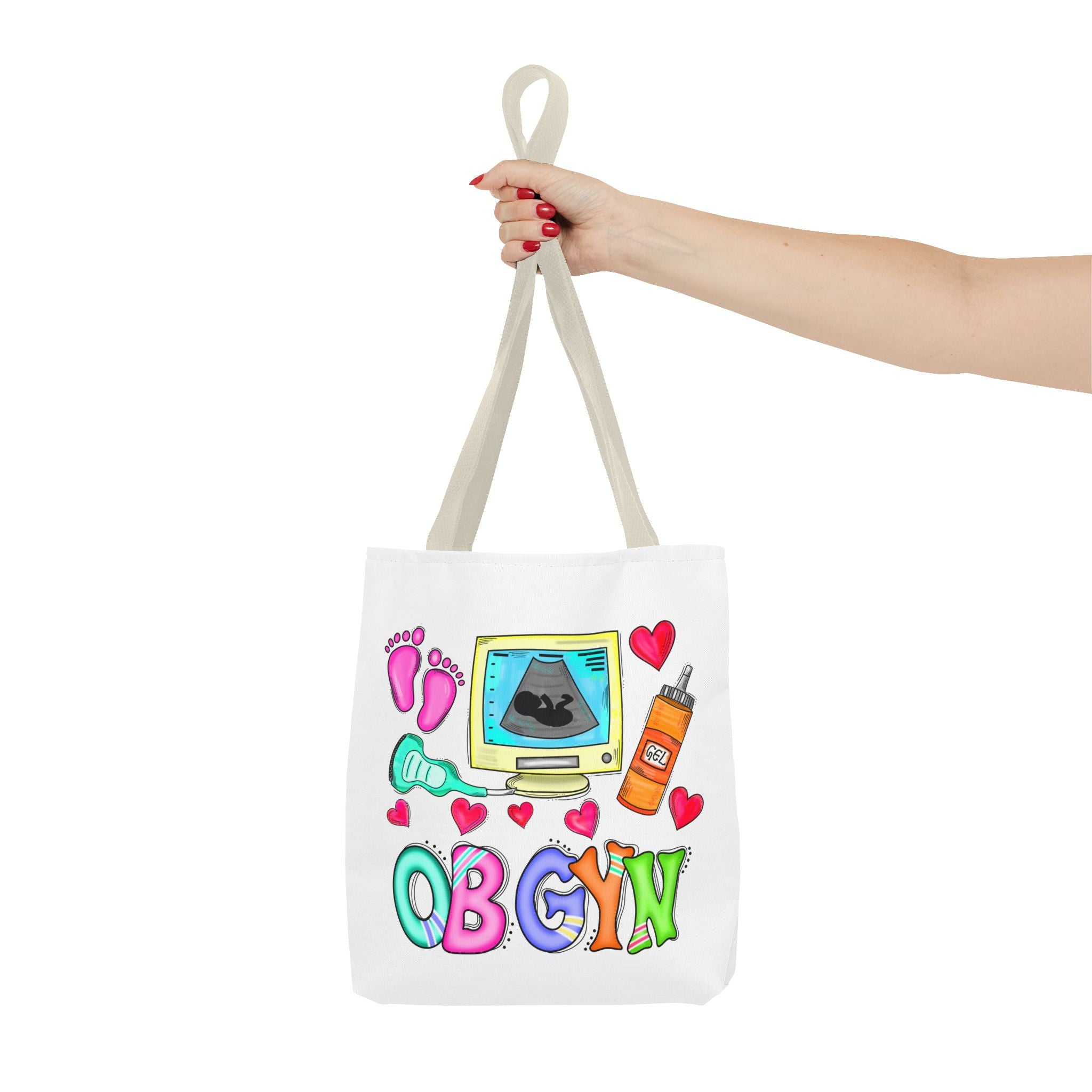 OBGYN Cute Ultrasound Tote Bag — Pregnancy & Baby Shower Gift
