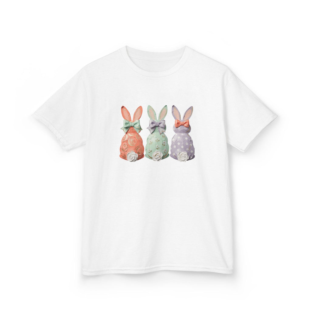 Kids Tee — "Threw Easter" Bunny Pair Graphic