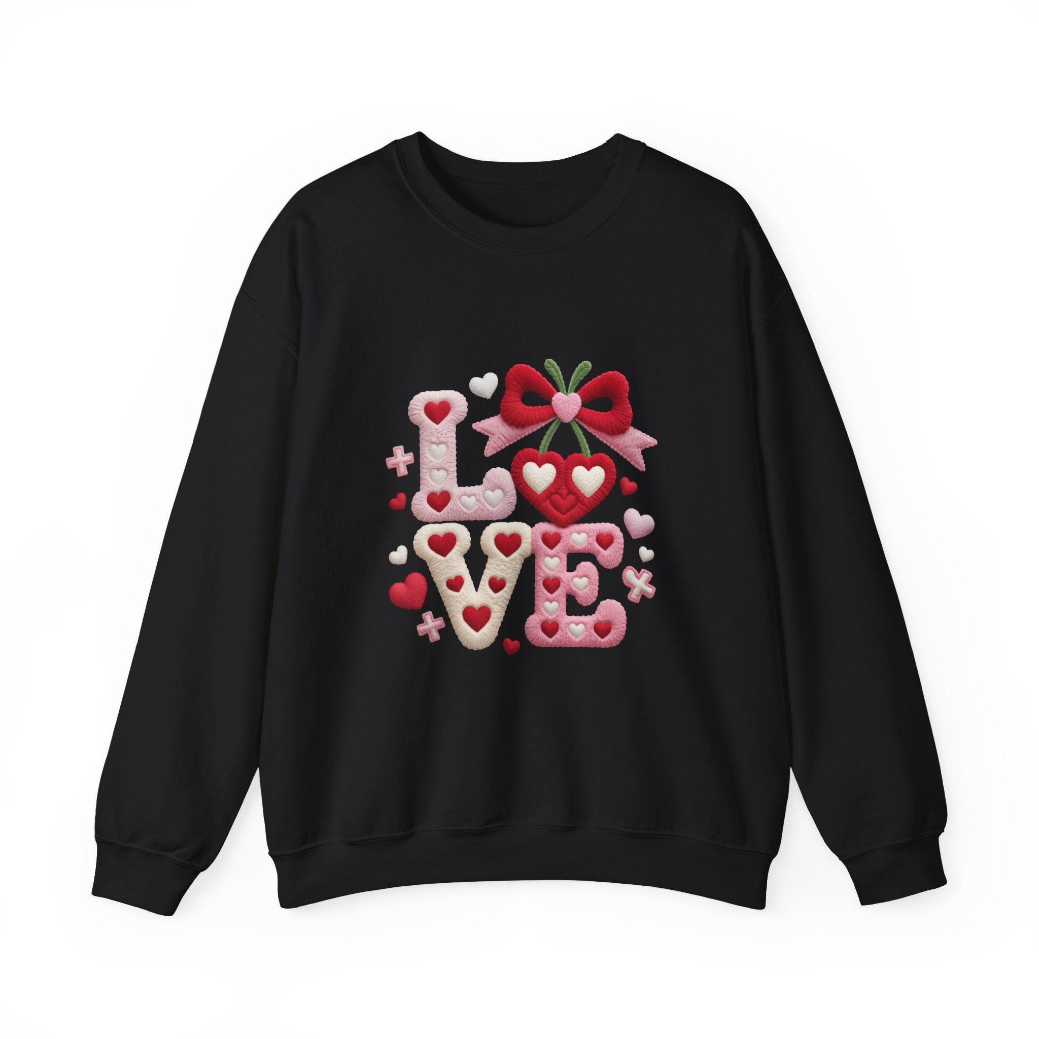 LOVE Crewneck Sweatshirt — Classic Cozy Everyday Pullover-Valentine
