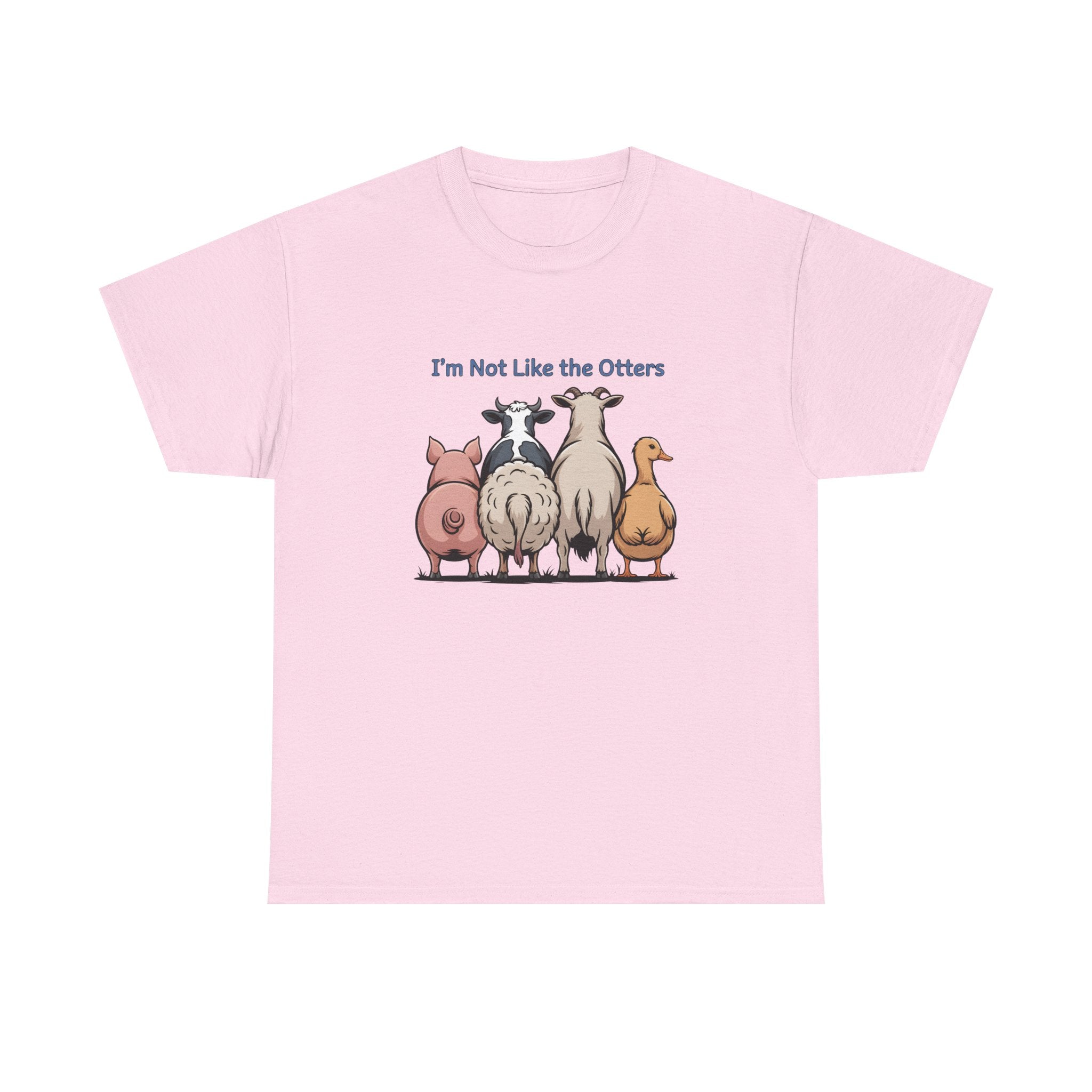 Funny Farm Animal Tee — "I'm Not Like the Otters" Graphic T-Shirt