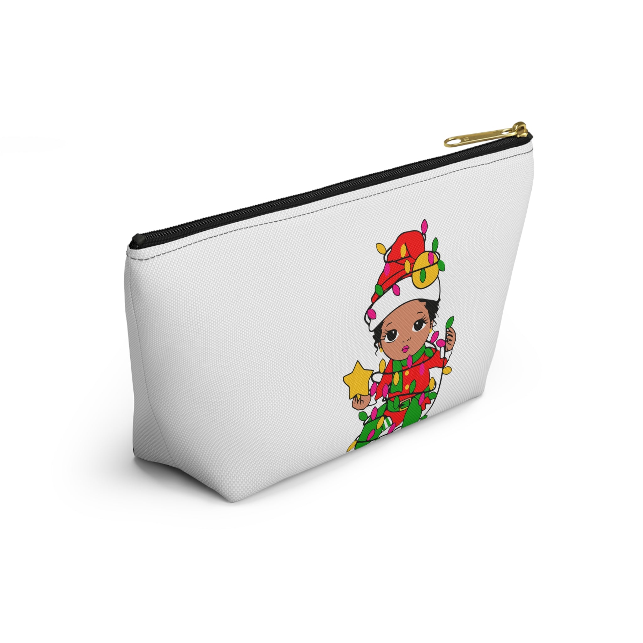 Christmas Elf Kids Accessory Pouch — Holiday Makeup & Trinket Bag