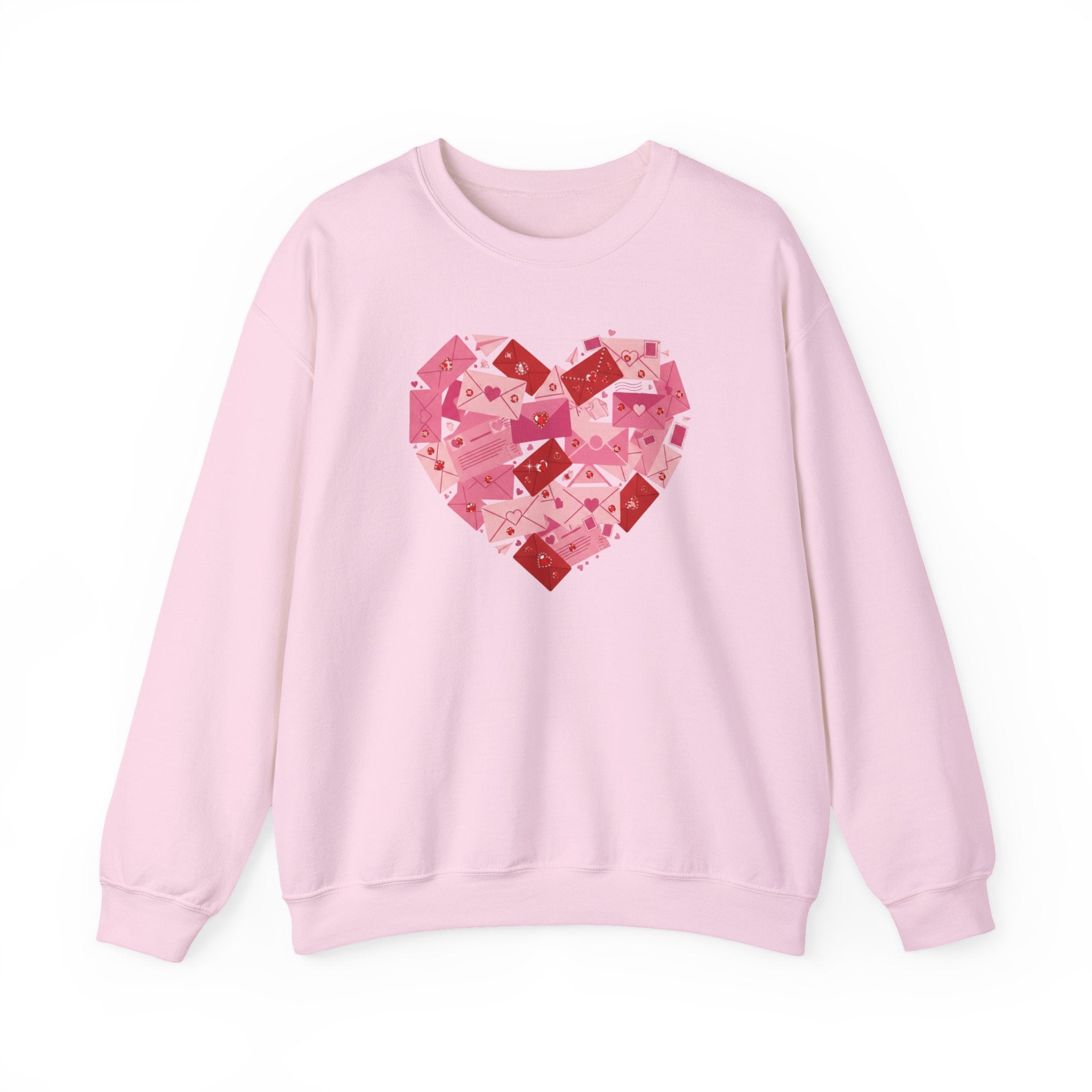 Heart Center Crewneck Sweatshirt — Centered Heart Graphic