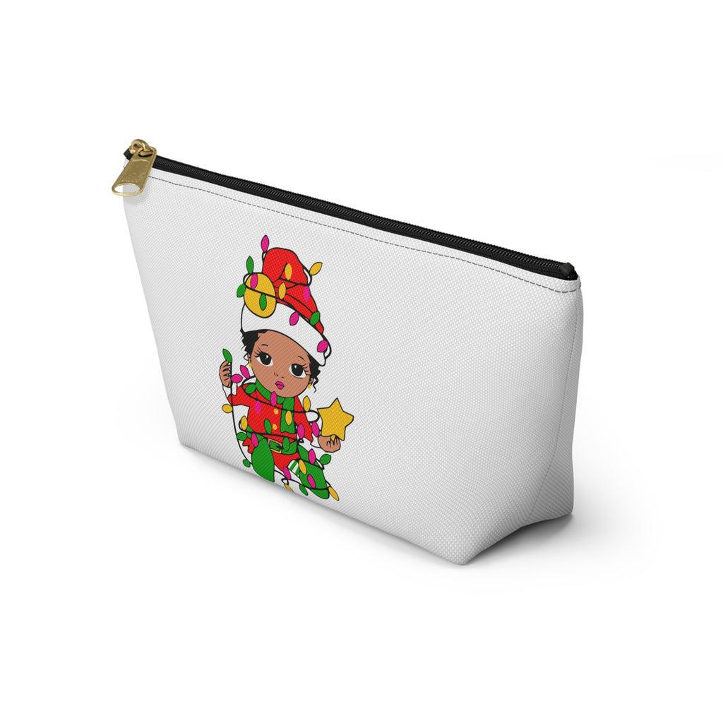 Christmas Elf Kids Accessory Pouch — Holiday Makeup & Trinket Bag