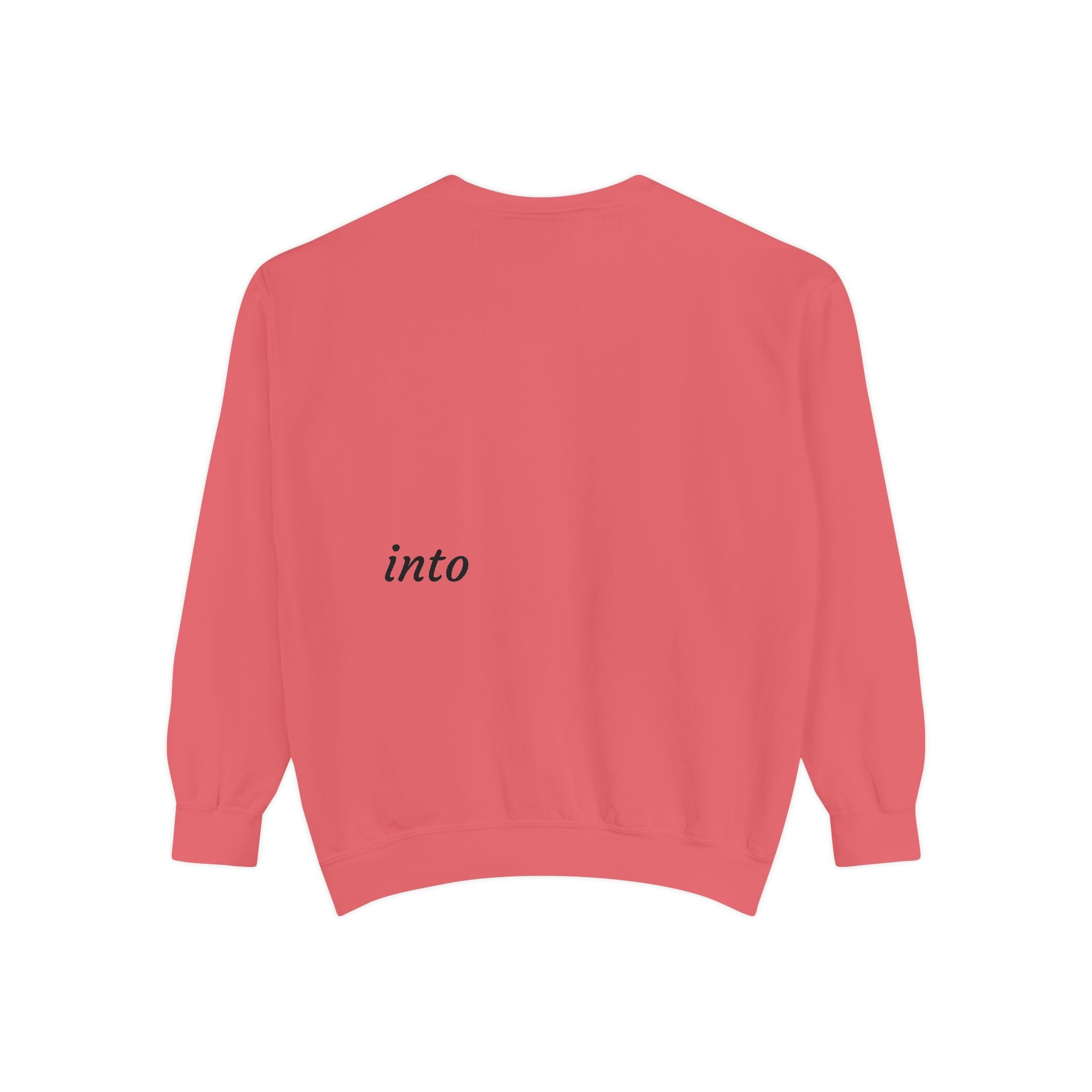 Custom Text Sweatshirt — Personalized Minimalist Crewneck