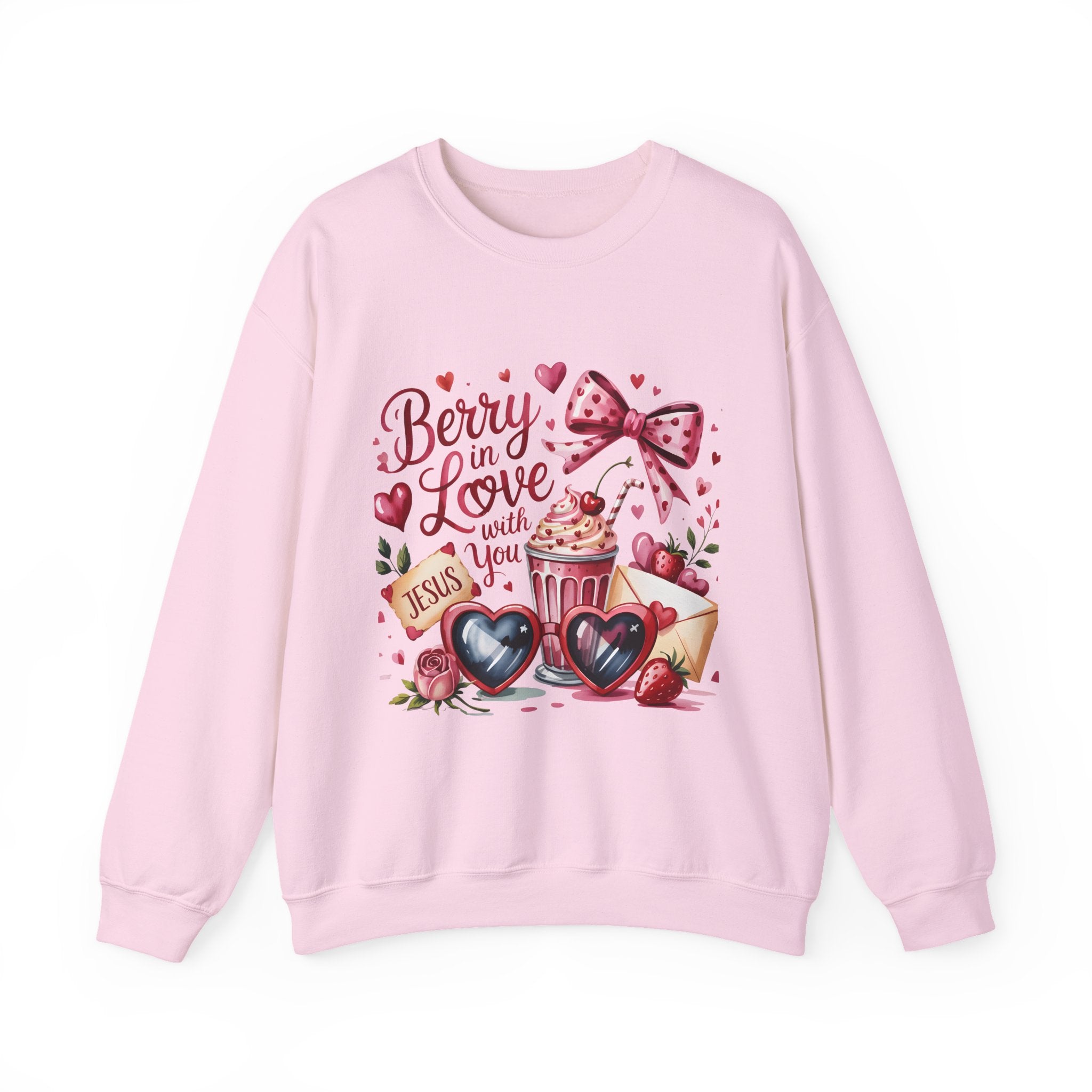Valentine 'Berry in Love with Jesus' Sweatshirt