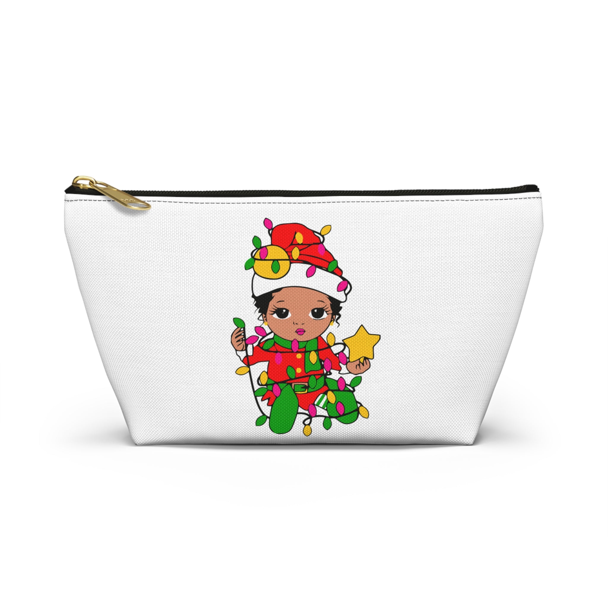 Christmas Elf Kids Accessory Pouch — Holiday Makeup & Trinket Bag