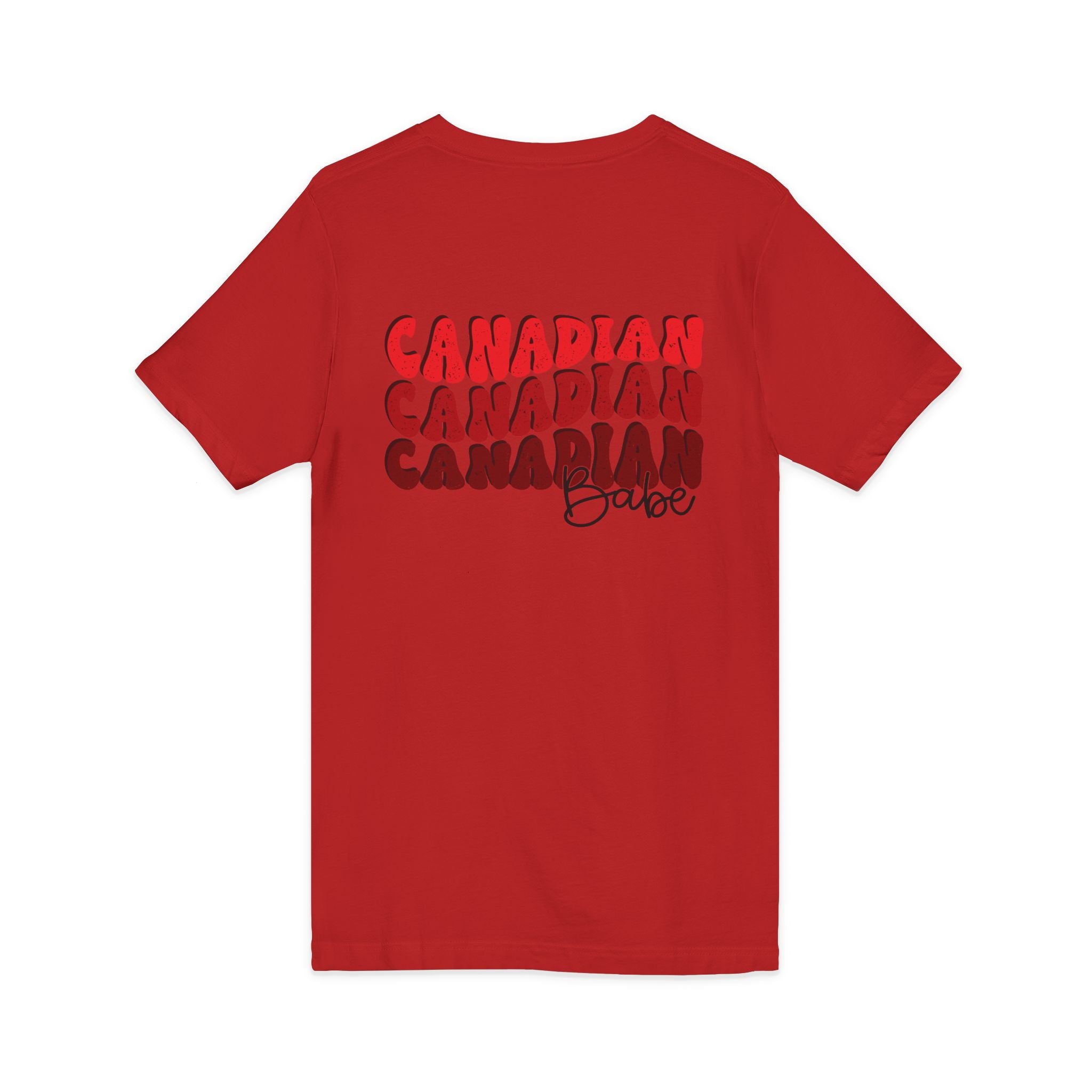 Unisex Jersey Short Sleeve V-Neck Tee