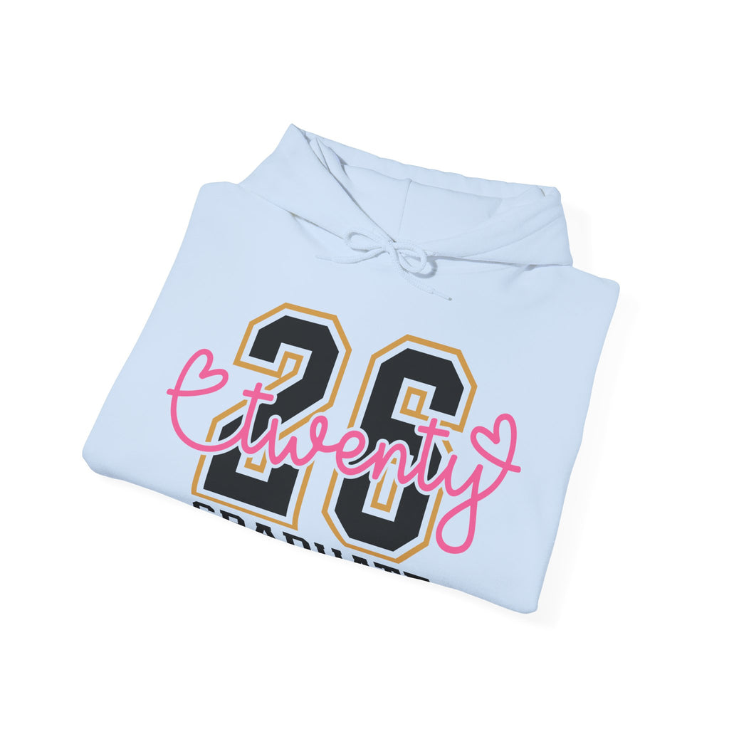 Twenty 26 Graduate Hoodie | Class of 2026 Graduation Sweatshirt
