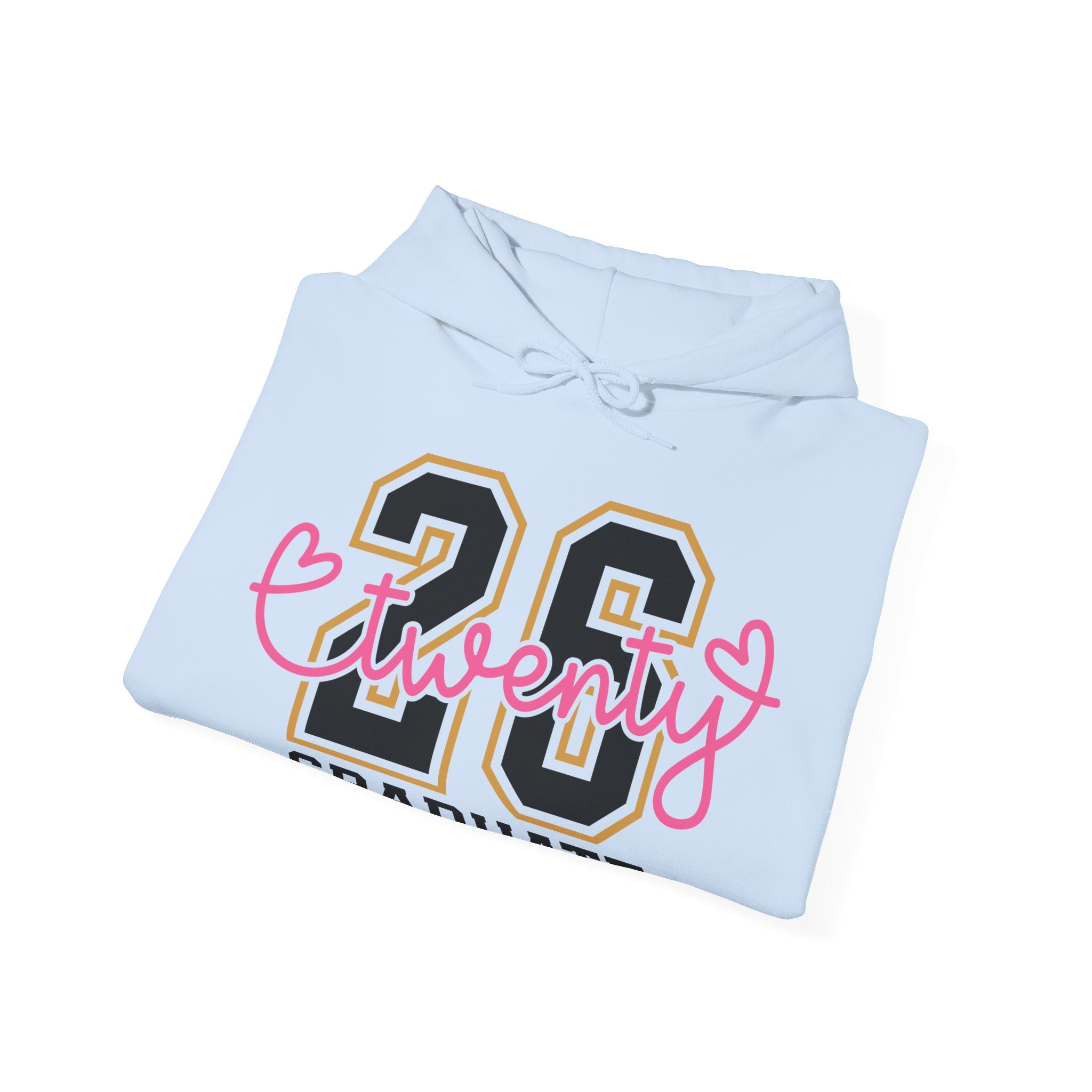 Twenty 26 Graduate Hoodie | Class of 2026 Graduation Sweatshirt