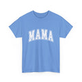 Mama Graphic Tee — Classic Collegiate 'MAMA' Shirt for Moms