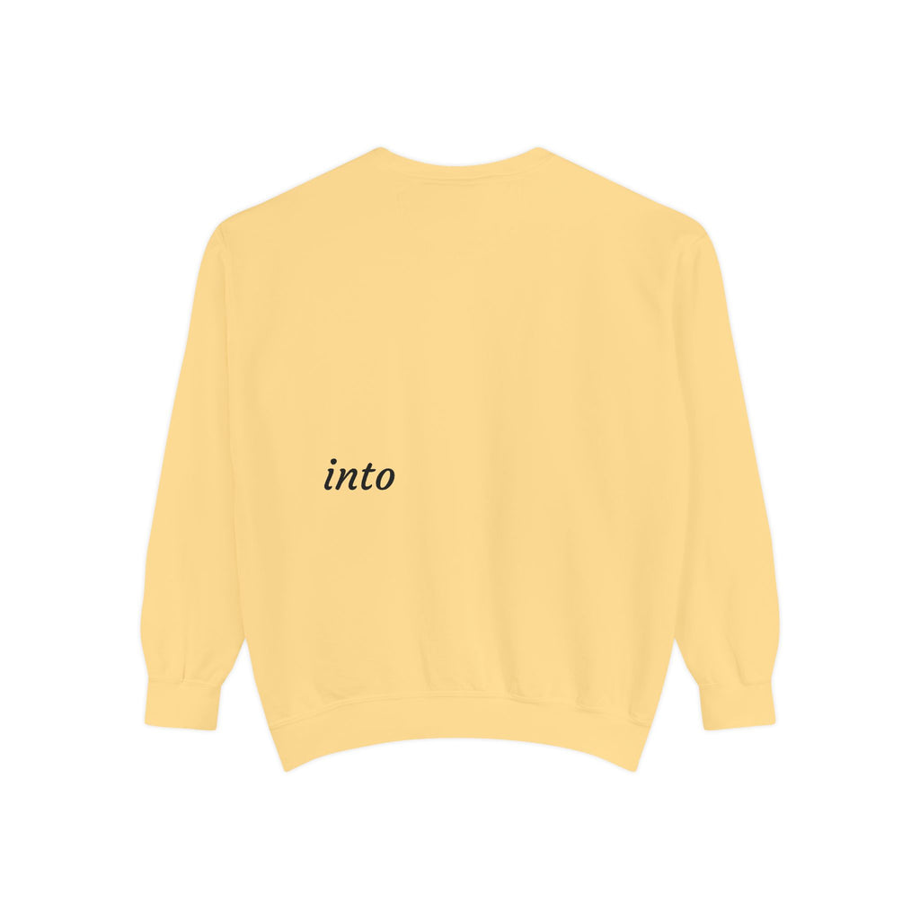 Custom Text Sweatshirt — Personalized Minimalist Crewneck
