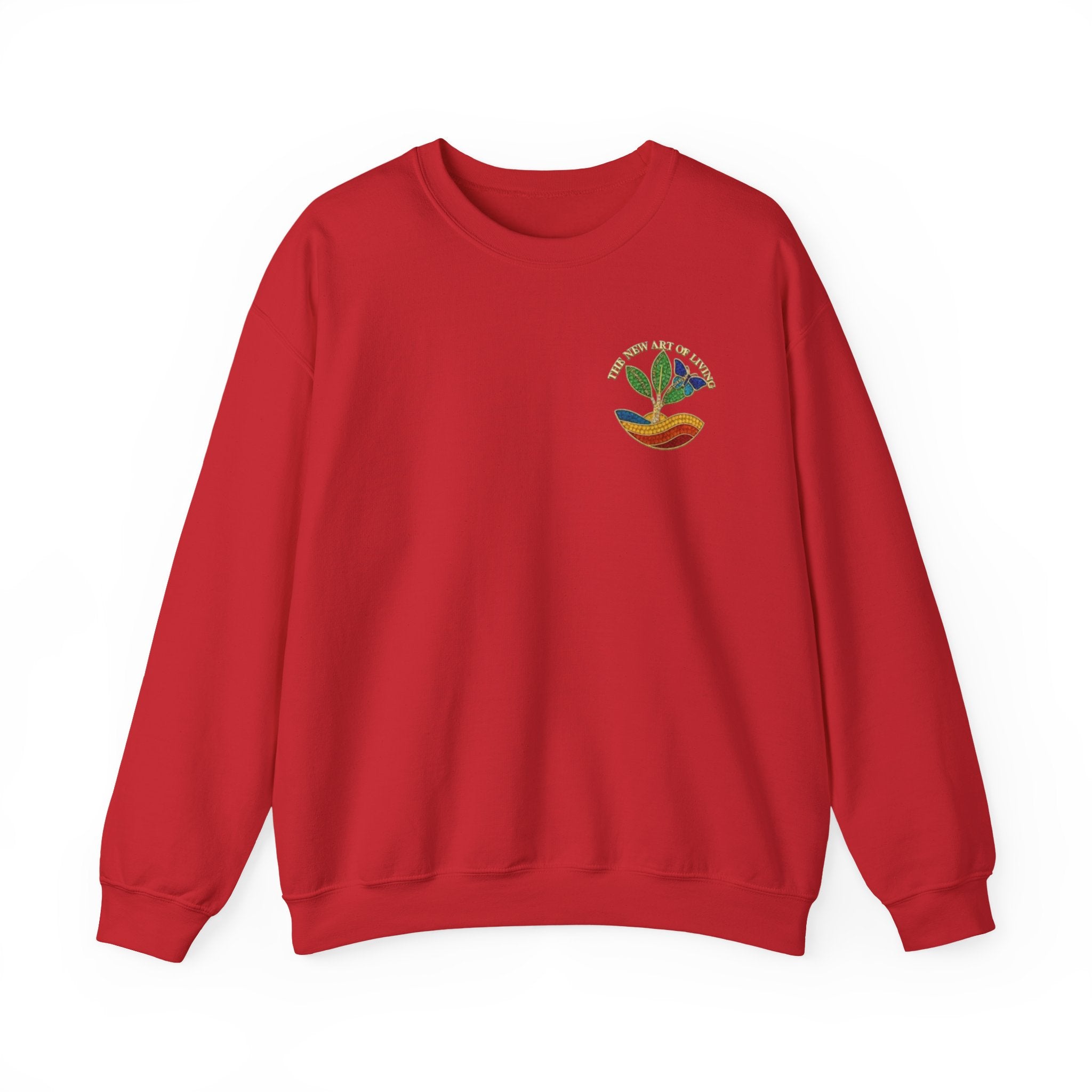 Plant Lover Crewneck Sweatshirt — Small Floral Sprout Graphic
