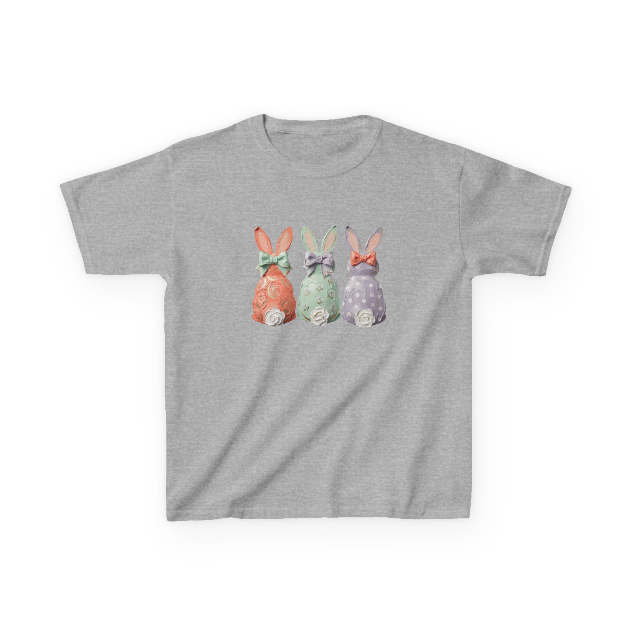 Kids Tee — "Threw Easter" Bunny Pair Graphic