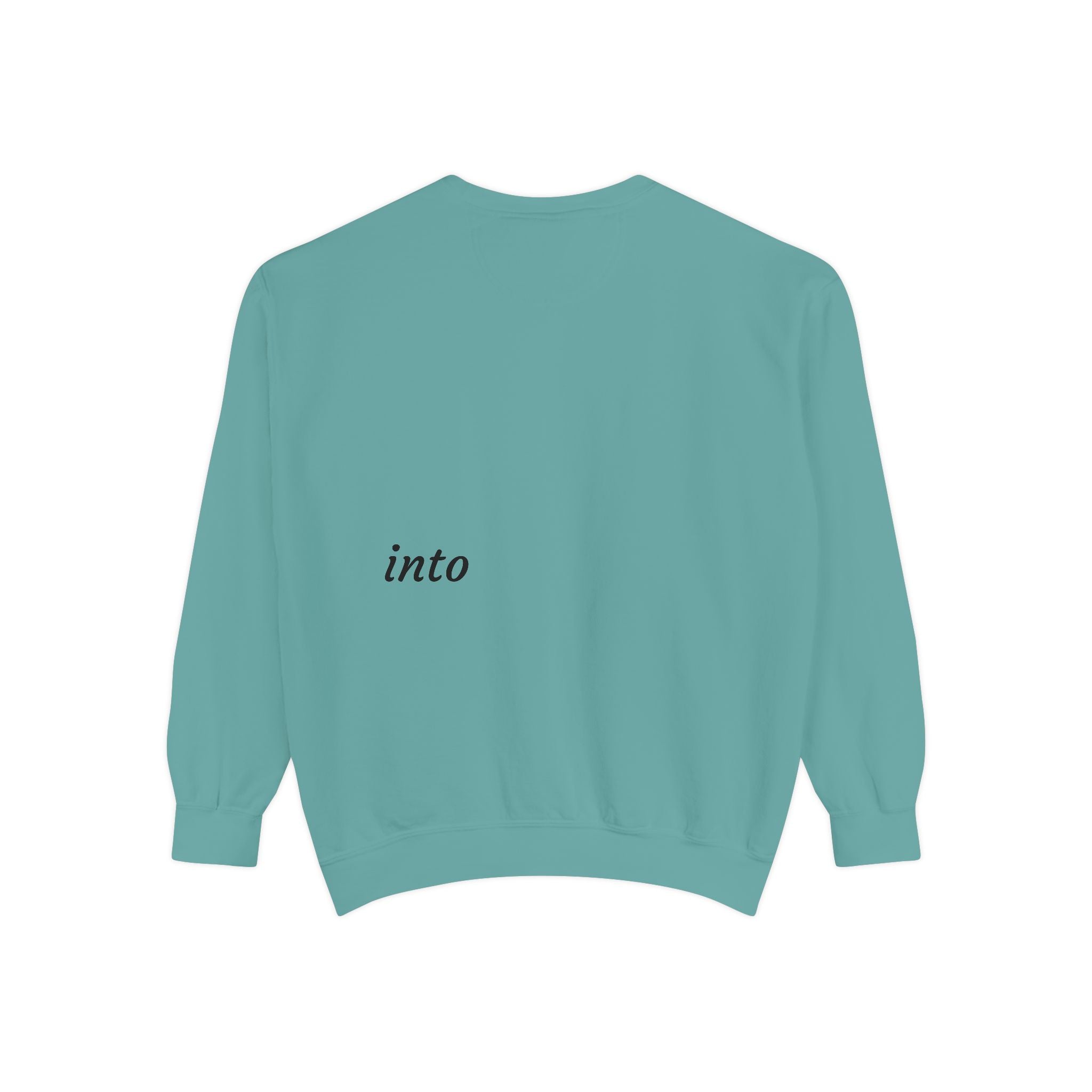 Custom Text Sweatshirt — Personalized Minimalist Crewneck