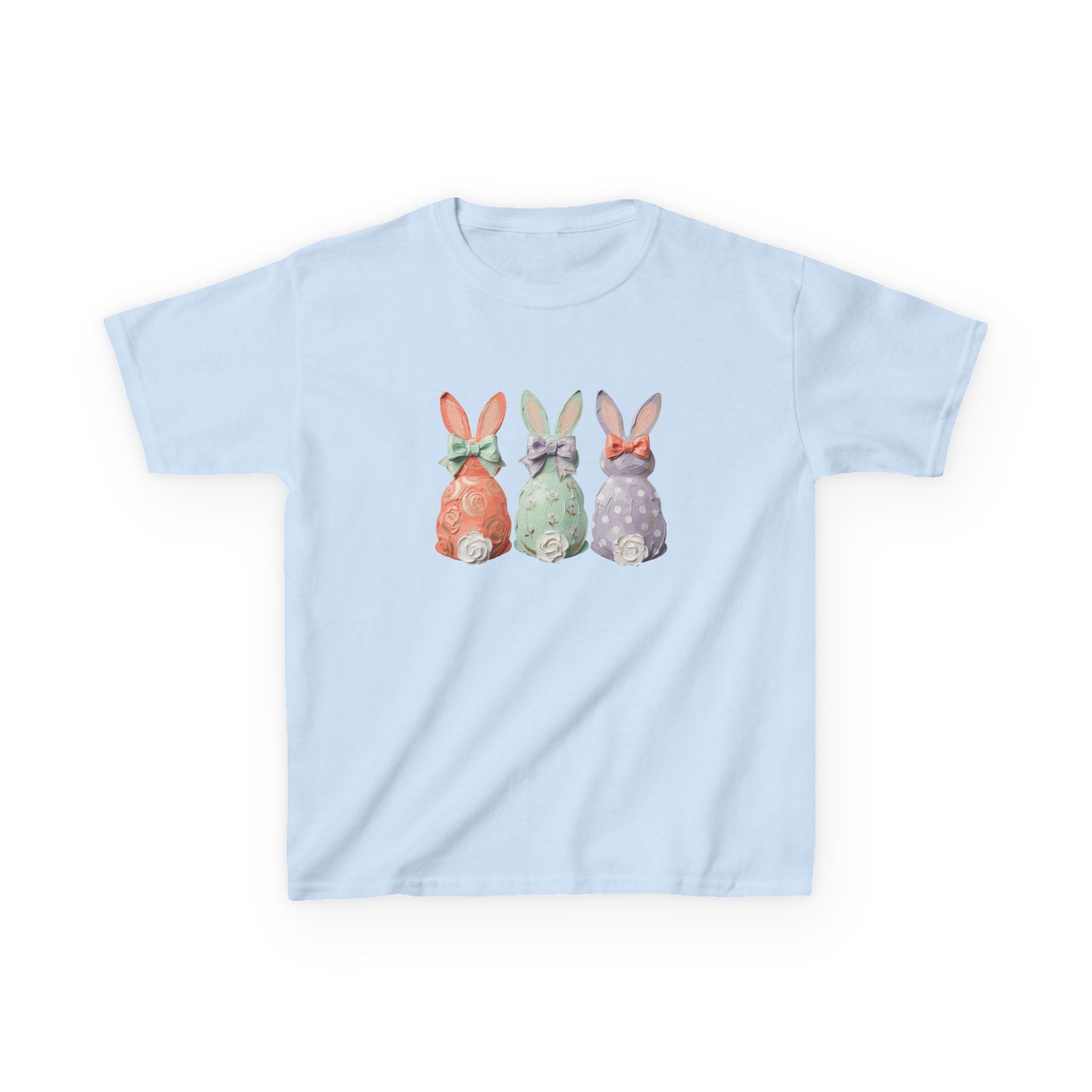 Kids Tee — "Threw Easter" Bunny Pair Graphic