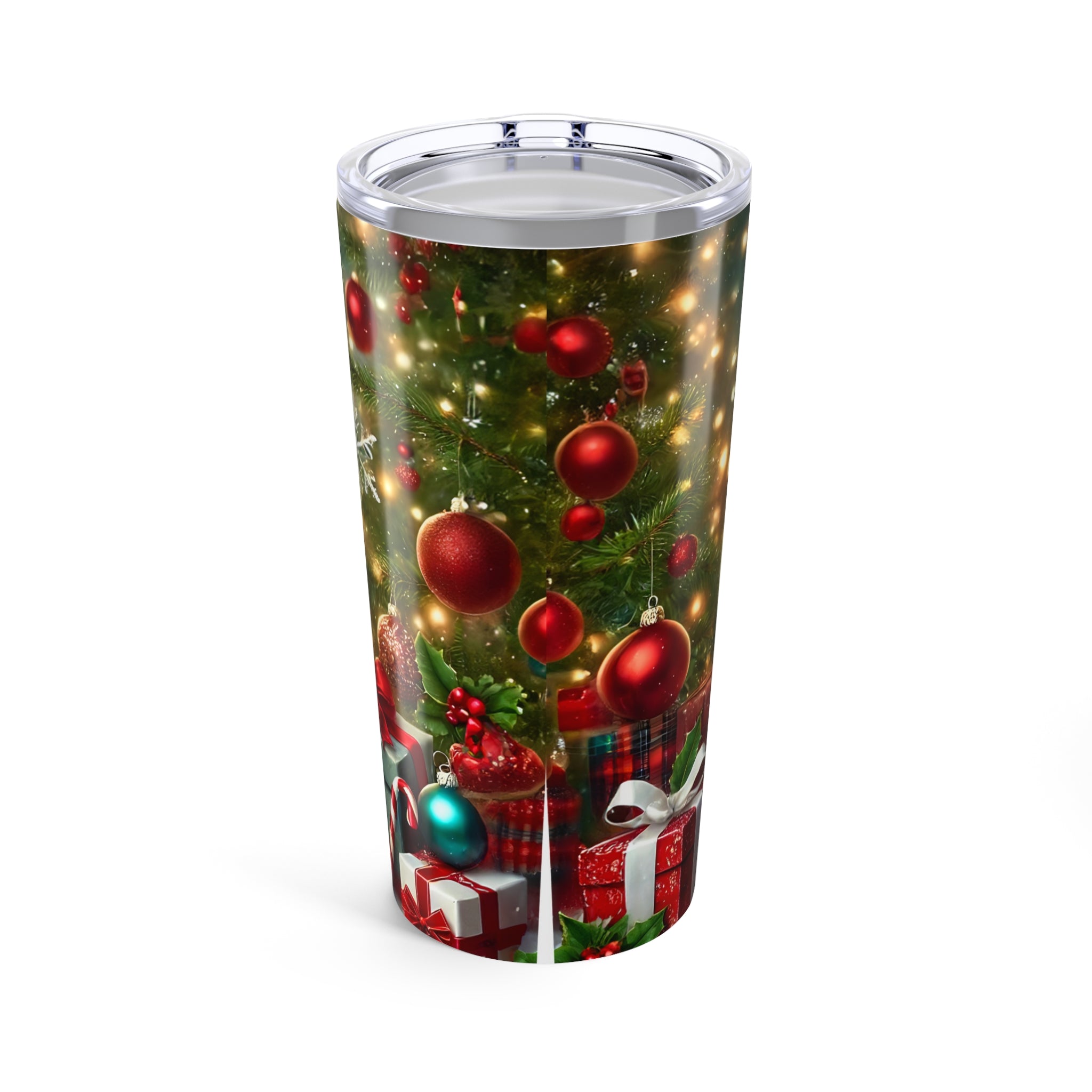 Christmas Cow Tumbler – Cute Holiday Reindeer Design 20oz