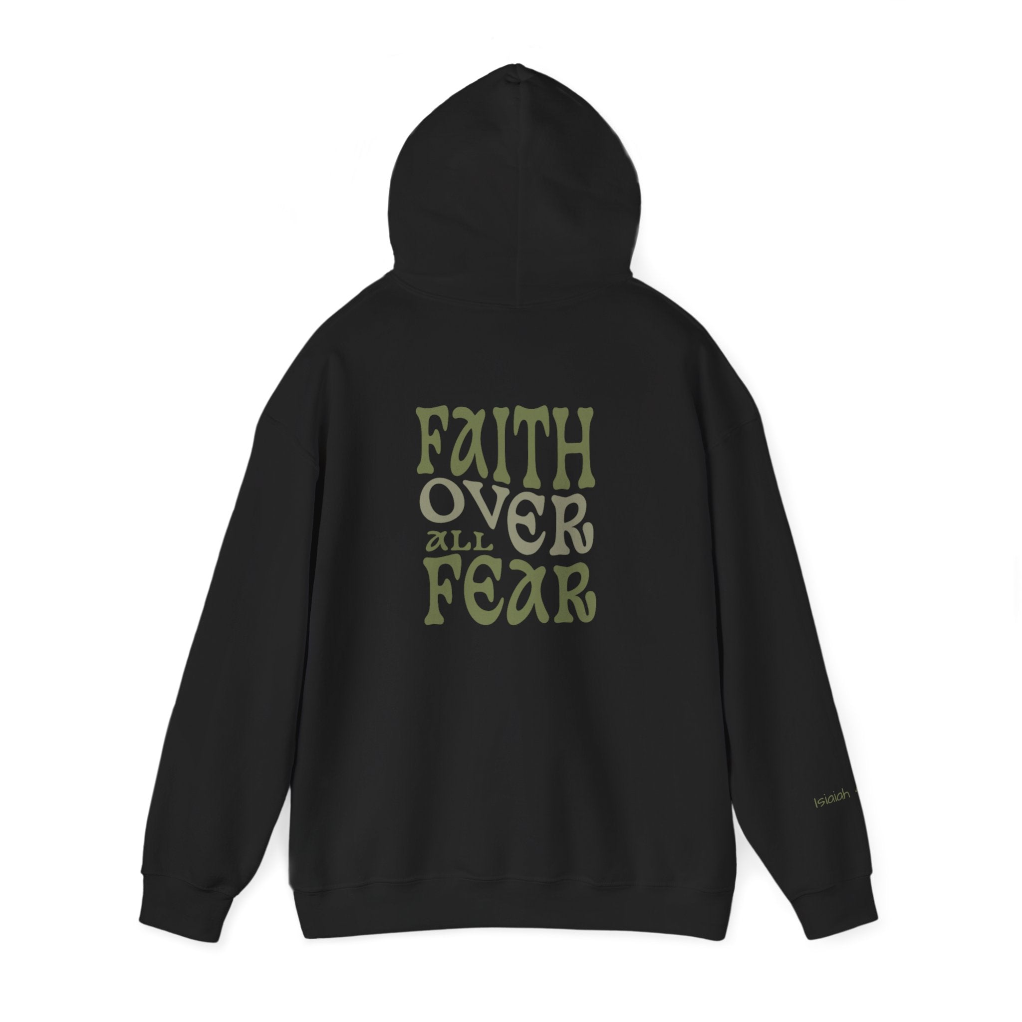 Faith Over All Fear Hoodie — Inspirational Christian Pullover