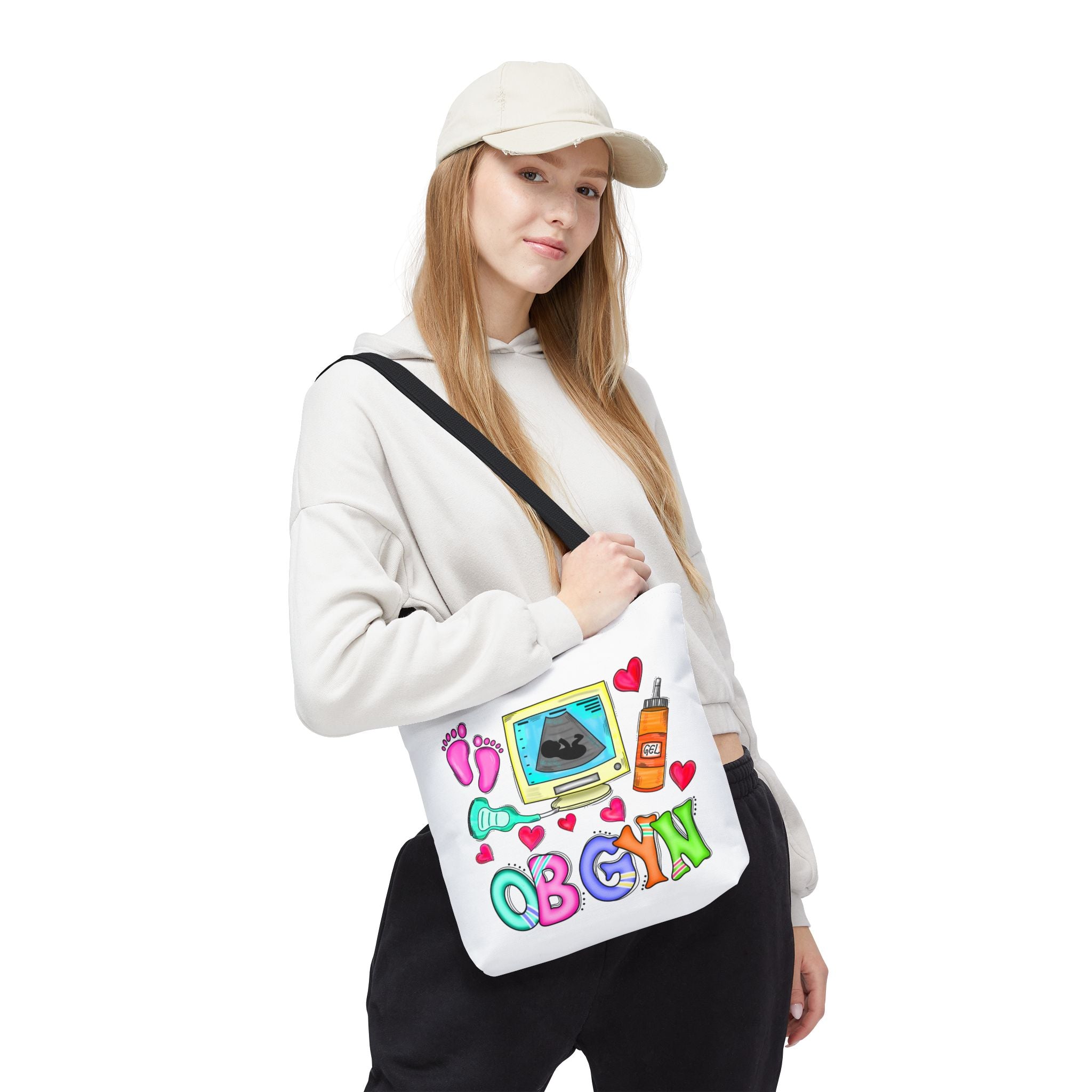 OBGYN Cute Ultrasound Tote Bag — Pregnancy & Baby Shower Gift