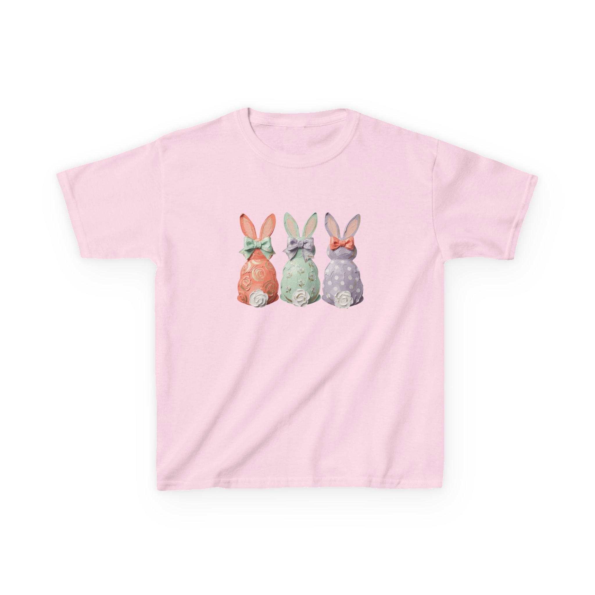 Kids Tee — "Threw Easter" Bunny Pair Graphic
