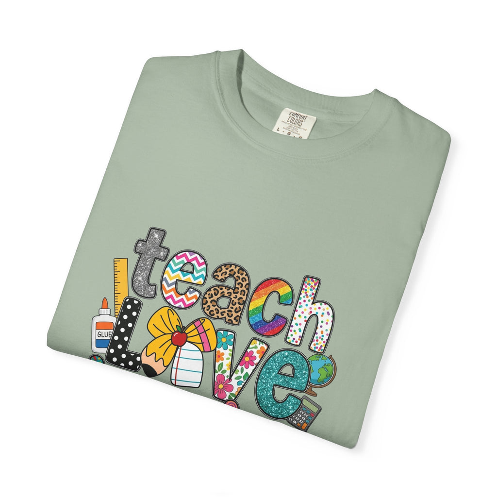 Teach Love Inspire T-Shirt — Colorful Teacher Appreciation Tee
