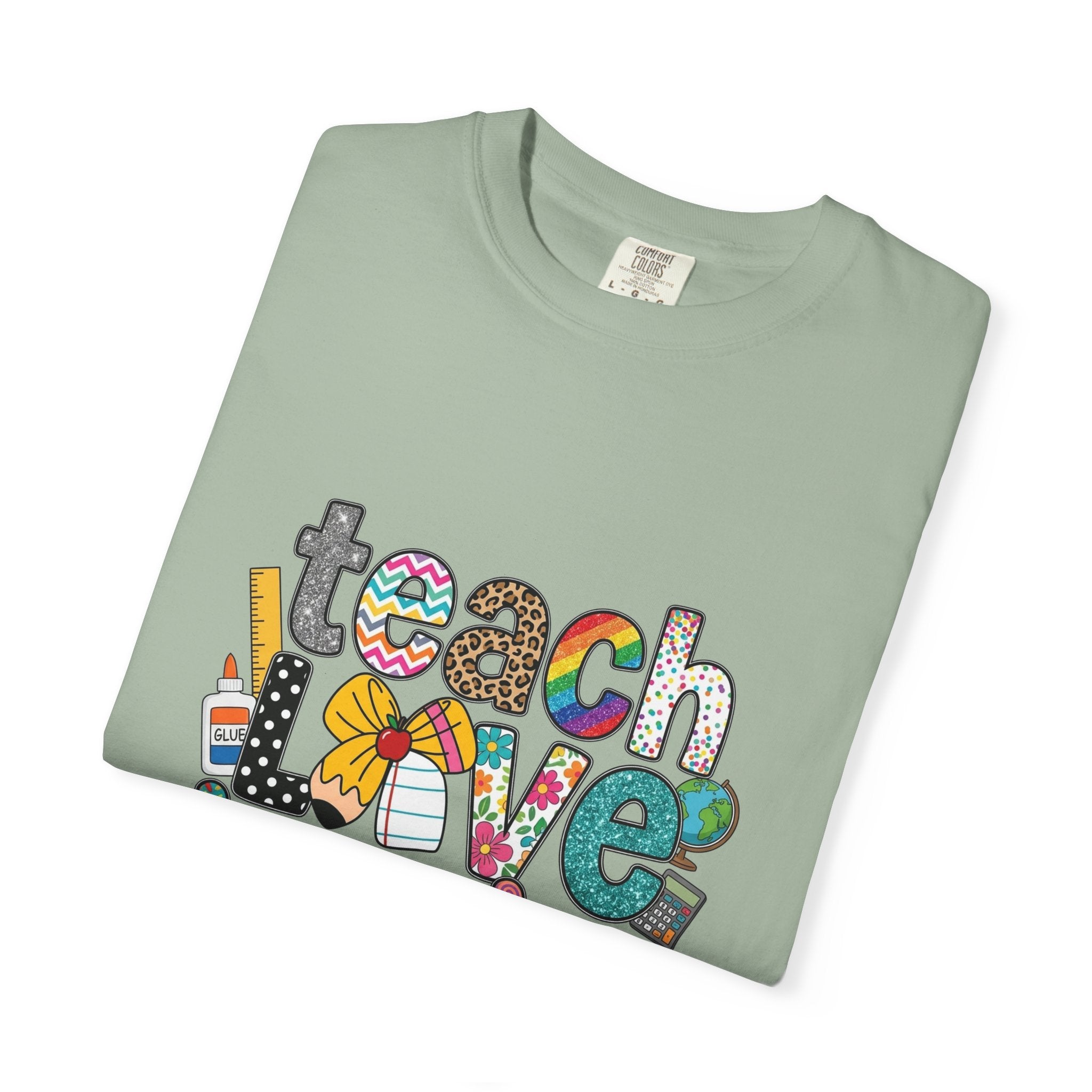 Teach Love Inspire T-Shirt — Colorful Teacher Appreciation Tee