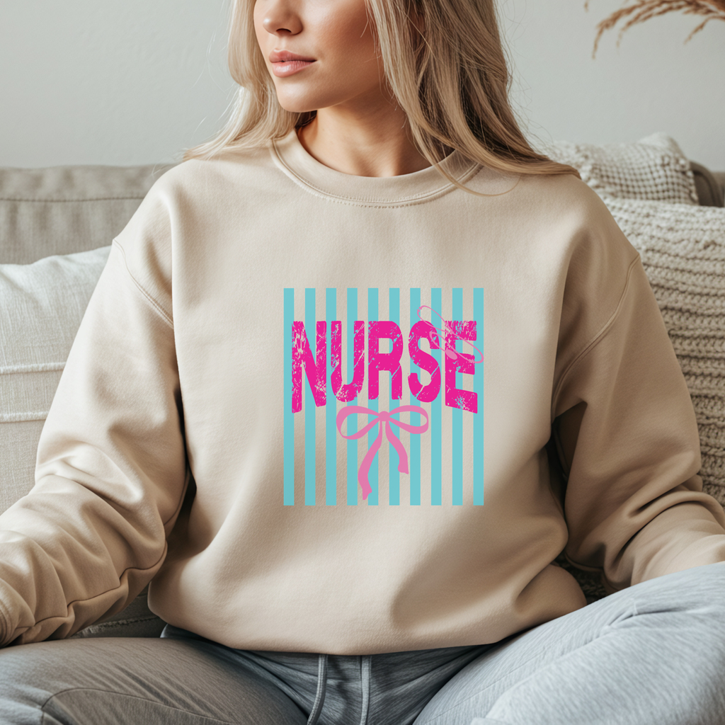Nurse Crewneck Sweatshirt — Classic Medical Staff Pullover