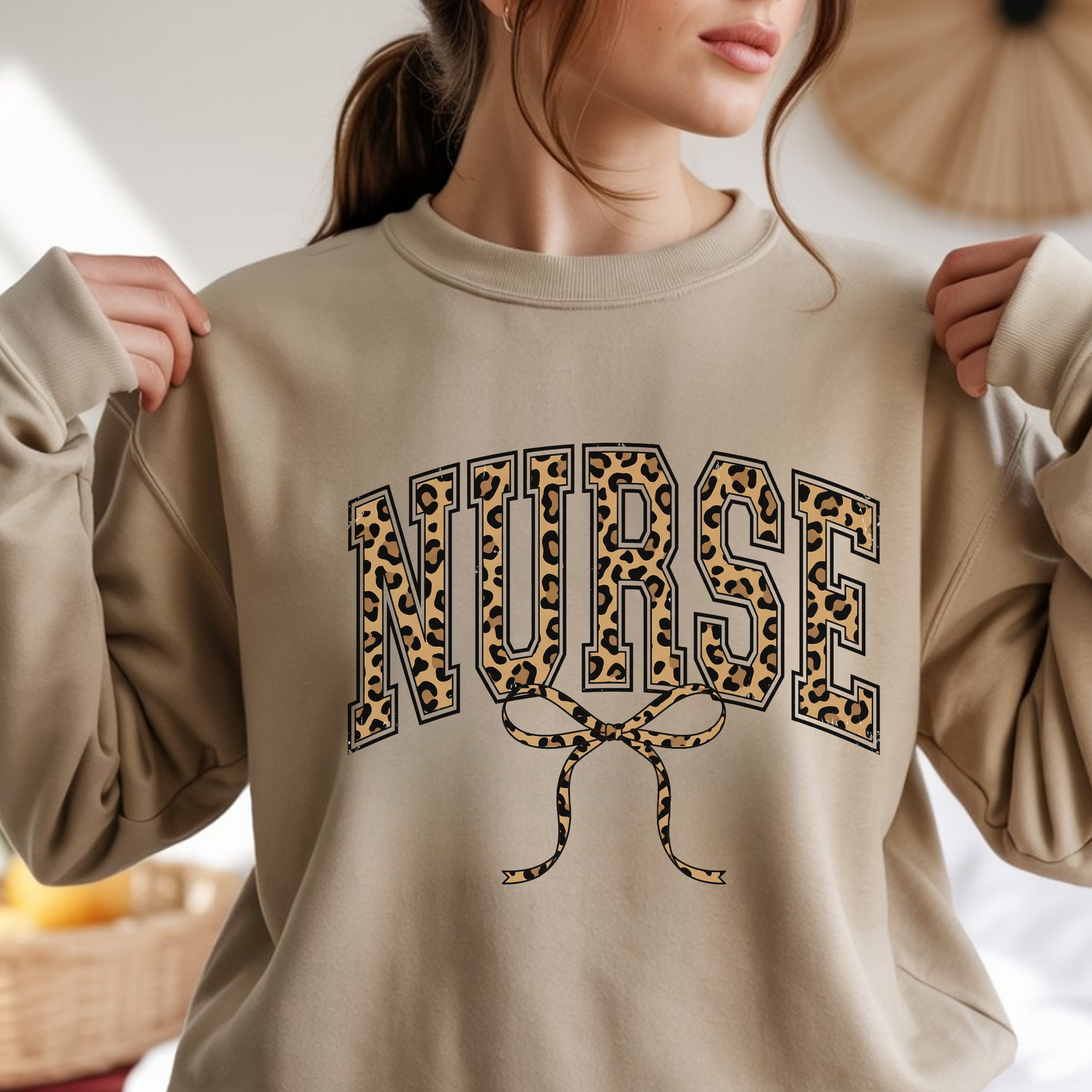 Nurse Retro Crewneck Sweatshirt — Vintage Nurse Design