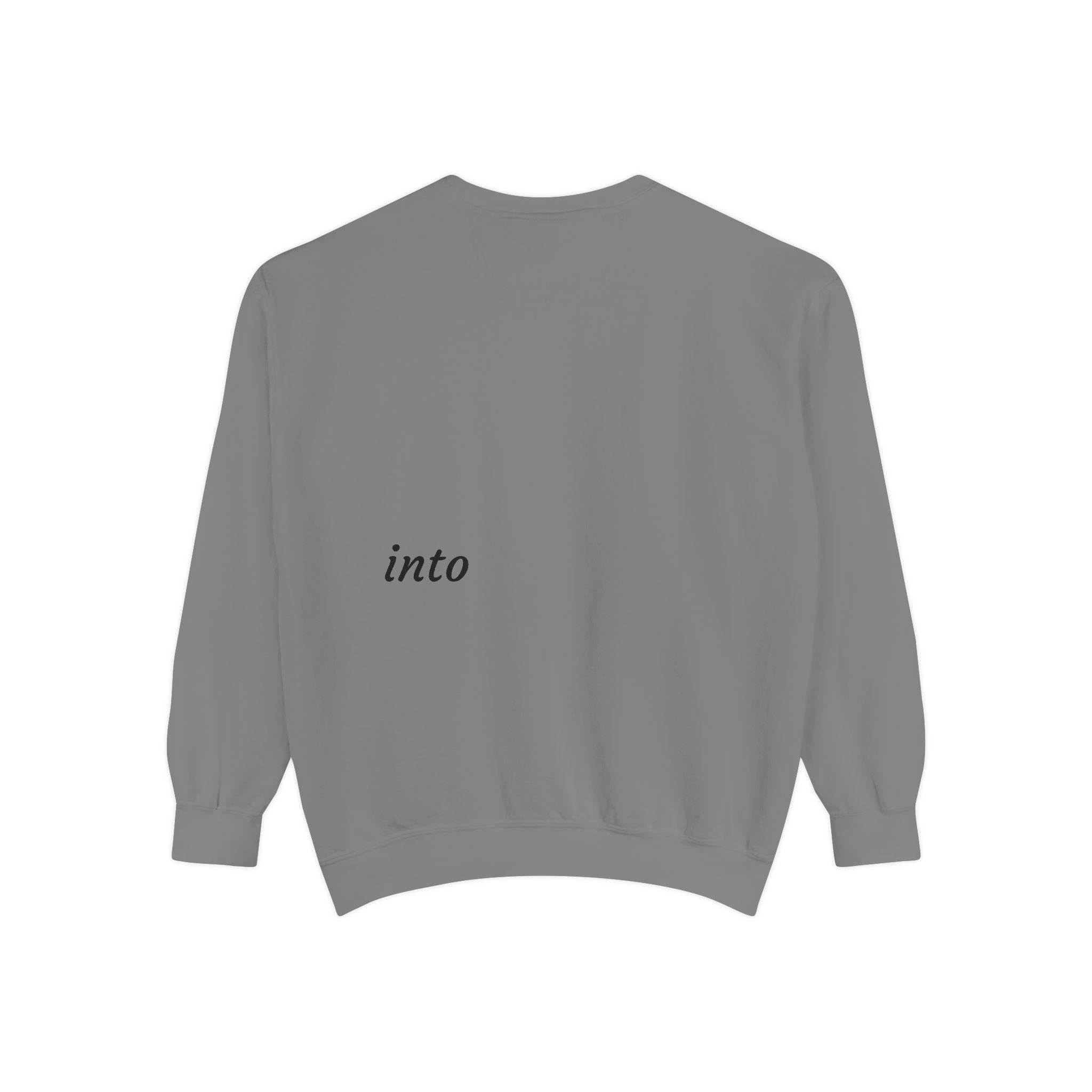 Custom Text Sweatshirt — Personalized Minimalist Crewneck