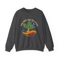 Crewneck Sweatshirt — 'The New Art of Living' Colorful Plant Graphic
