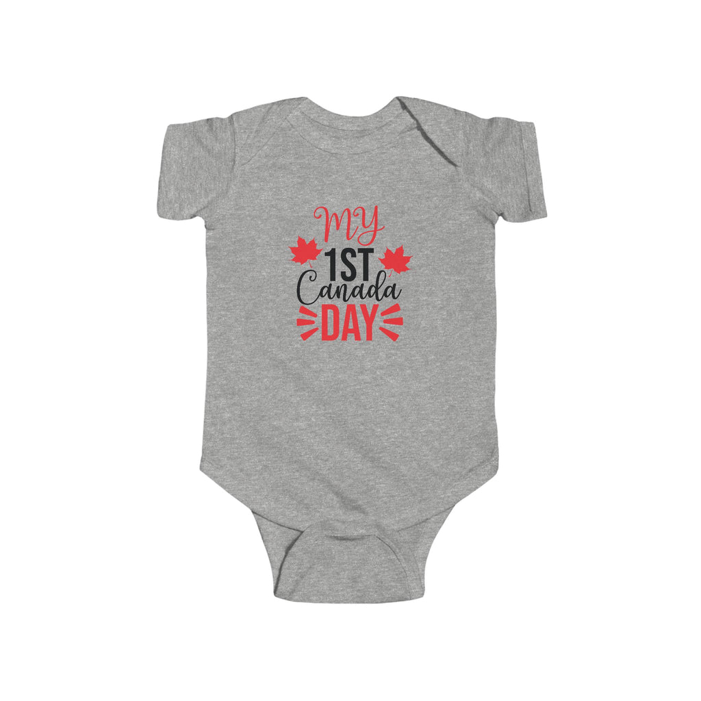 My 1st Canada Day Infant Bodysuit – Baby Canada Day Onesie