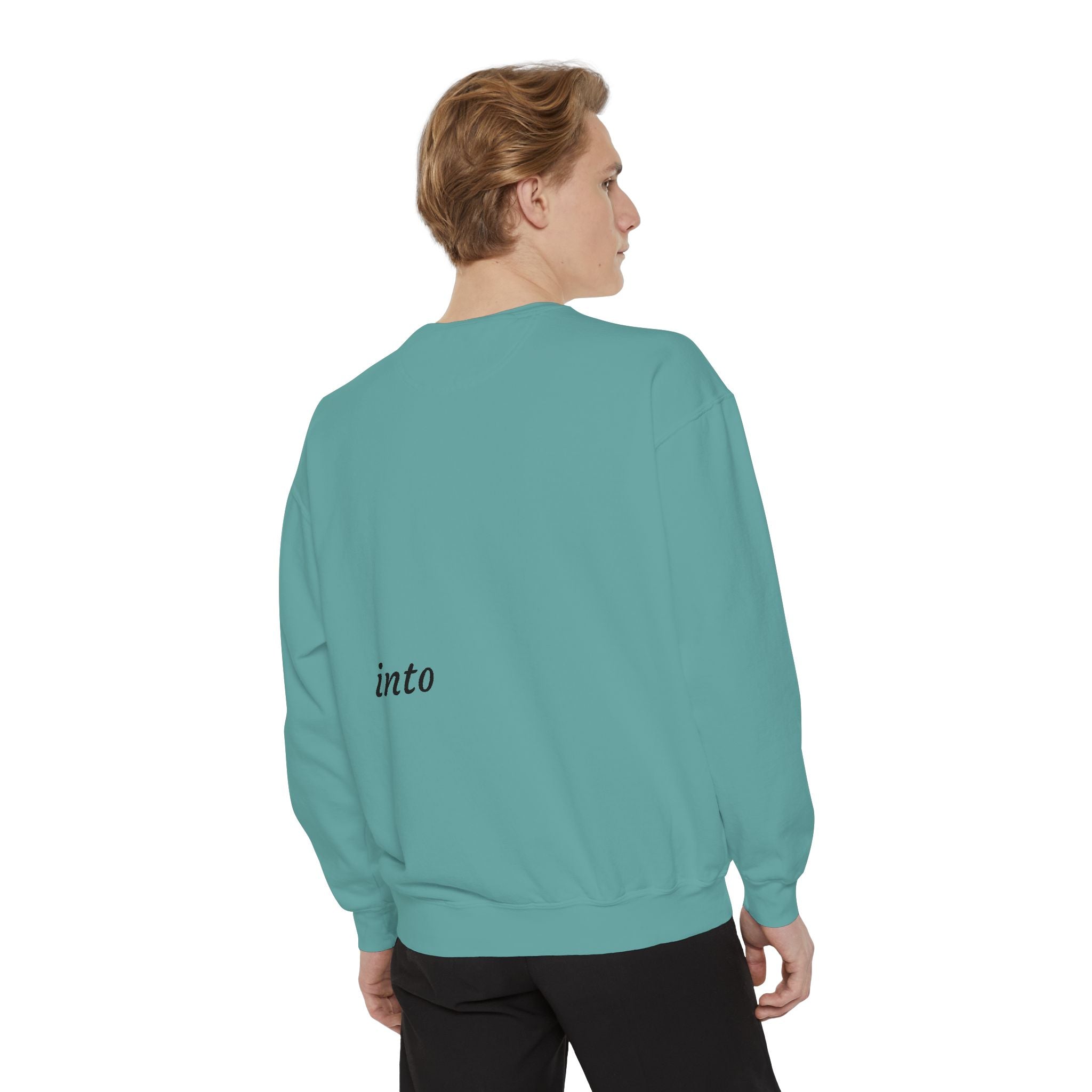 Custom Text Sweatshirt — Personalized Minimalist Crewneck