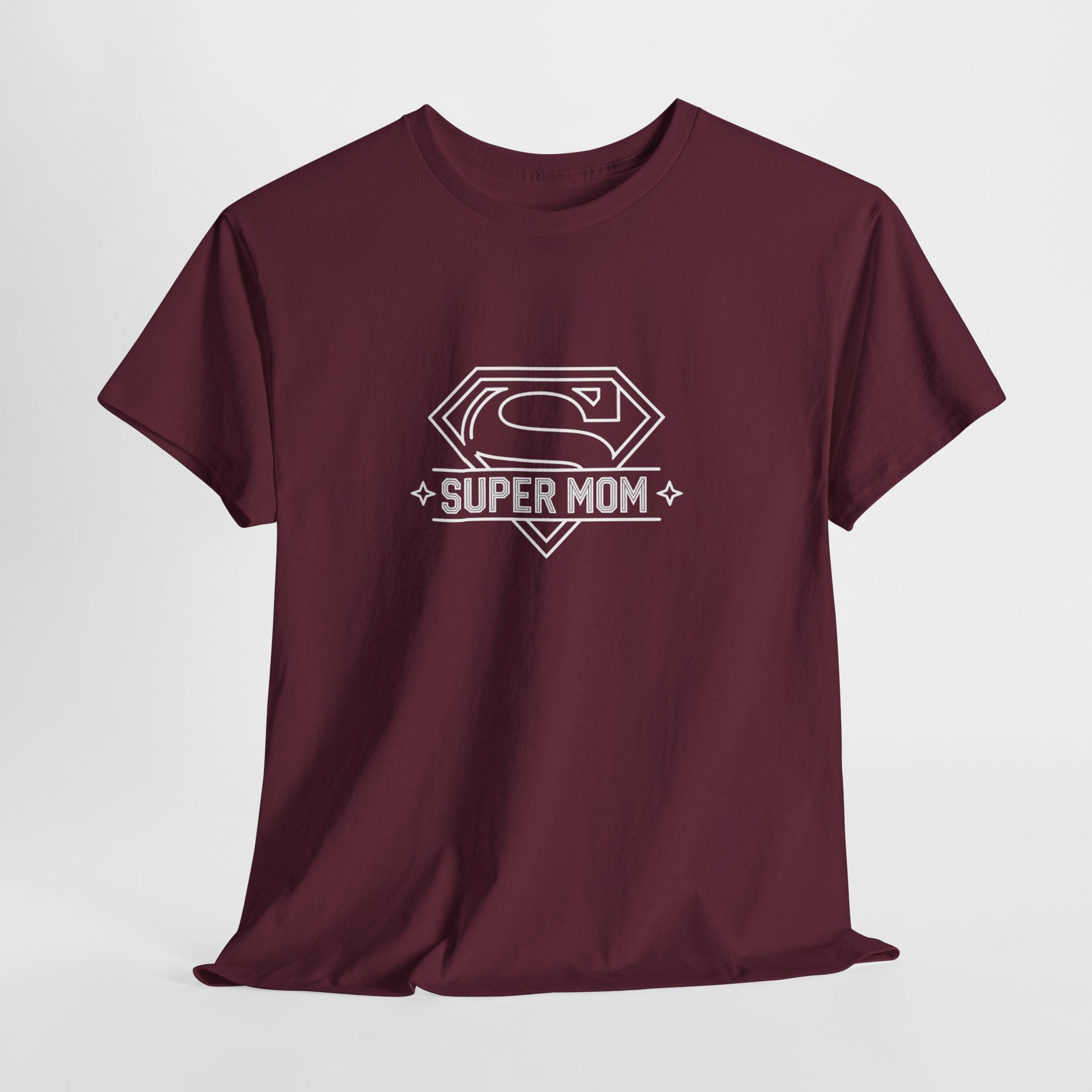 Super Mom emblem T-Shirt | Mother's Day mom superhero tee