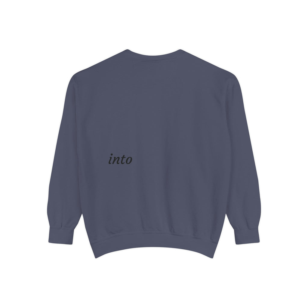 Custom Text Sweatshirt — Personalized Minimalist Crewneck