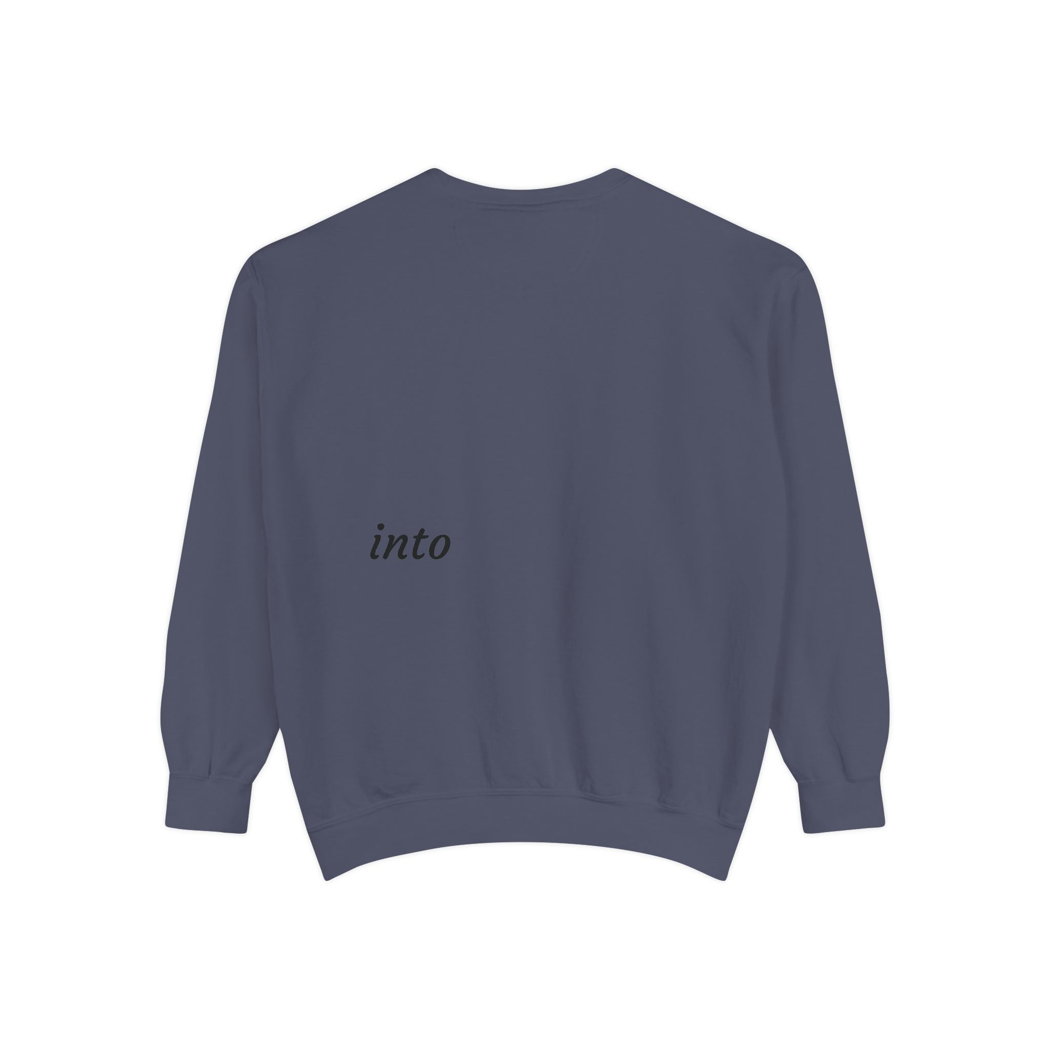 Custom Text Sweatshirt — Personalized Minimalist Crewneck
