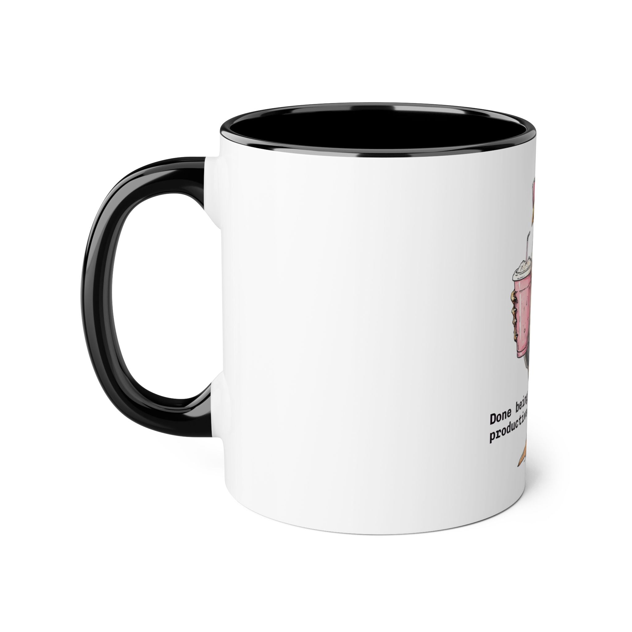 “Done Being Productive” Seagull Coffee Mug - 11oz Accent Ceramic Mug