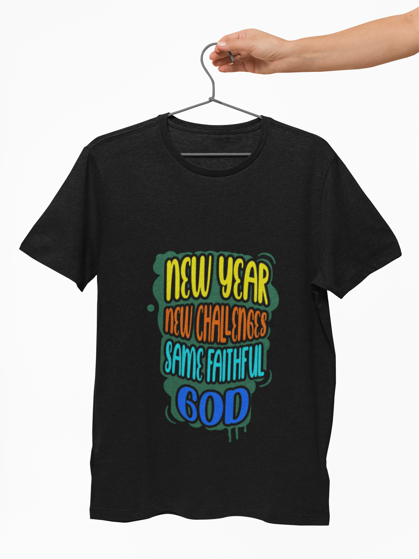 Unisex New Year New Challenges Same Faithful God T-Shirt
