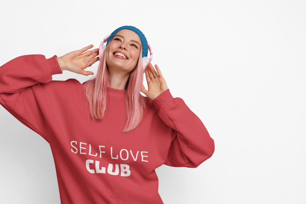 Self Love Club Sweatshirt — Cozy Crewneck Pullover