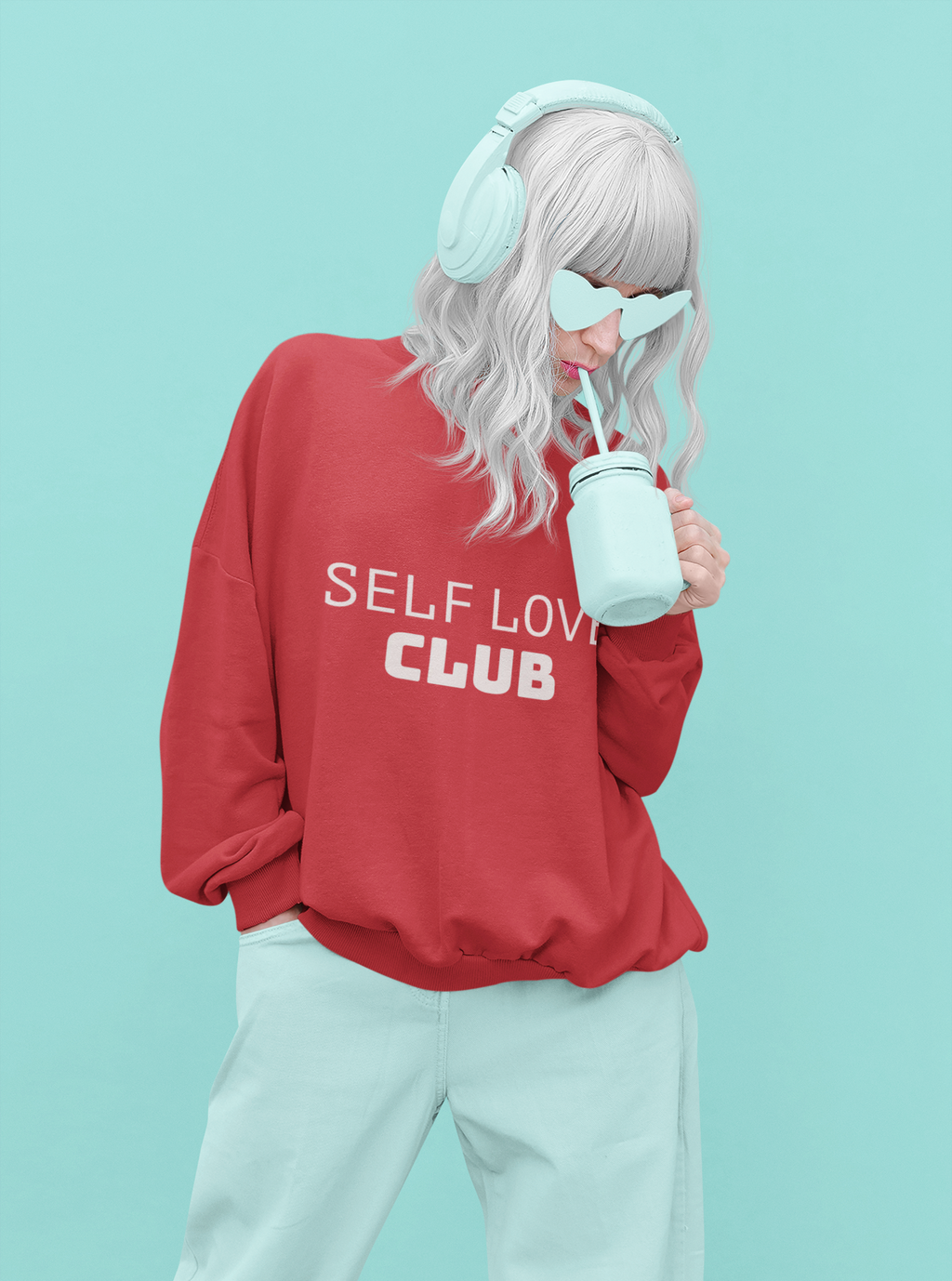 Self Love Club Sweatshirt — Cozy Crewneck Pullover