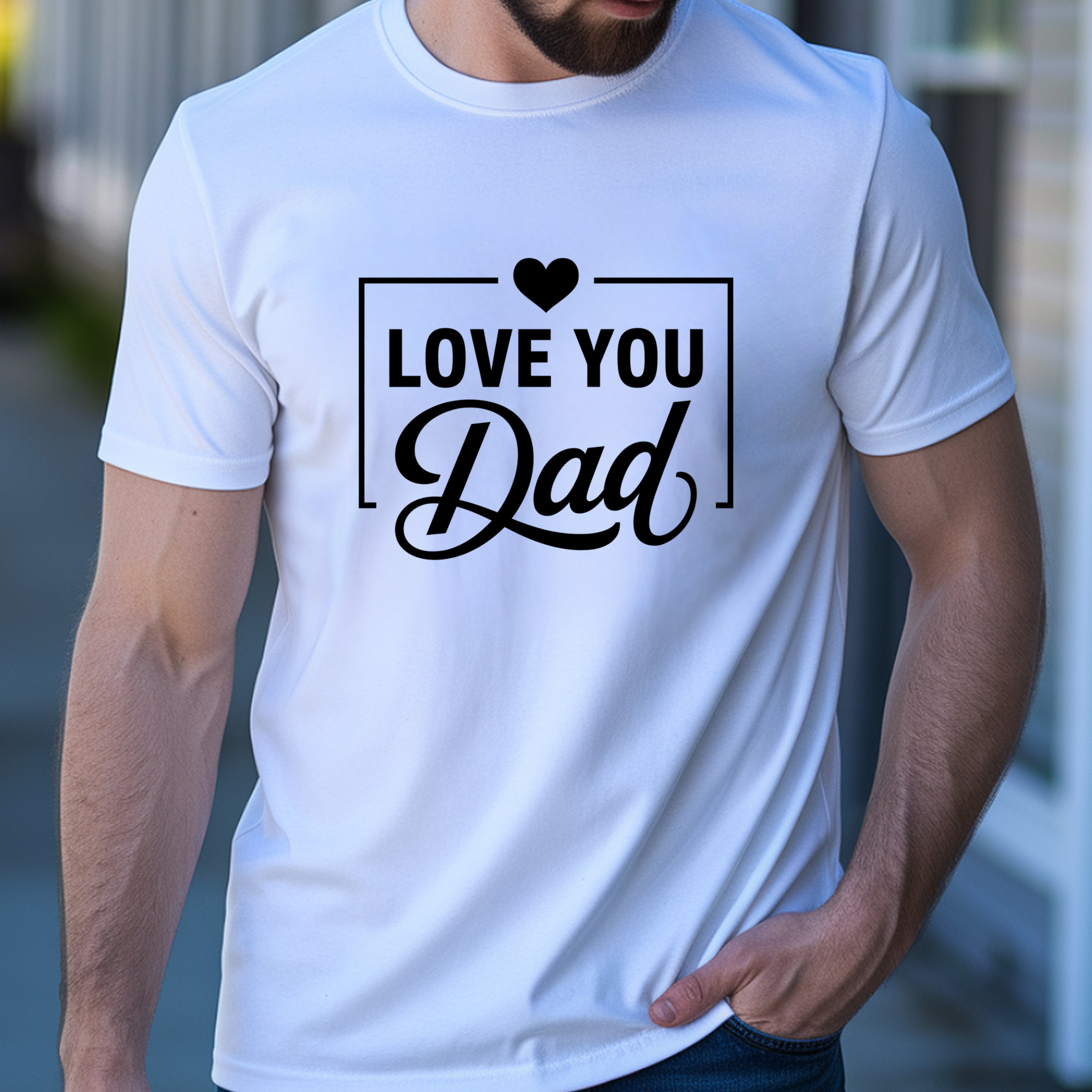 Love You Dad T-Shirt | Father’s Day Gift Tee, Dad Appreciation Shirt