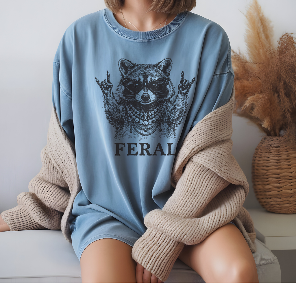 Feral Raccoon Party Tee | Life of the Party Raccoon Shirt |