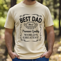 Best Dad No.1 T-Shirt — "World's Greatest" Father's Day Tee