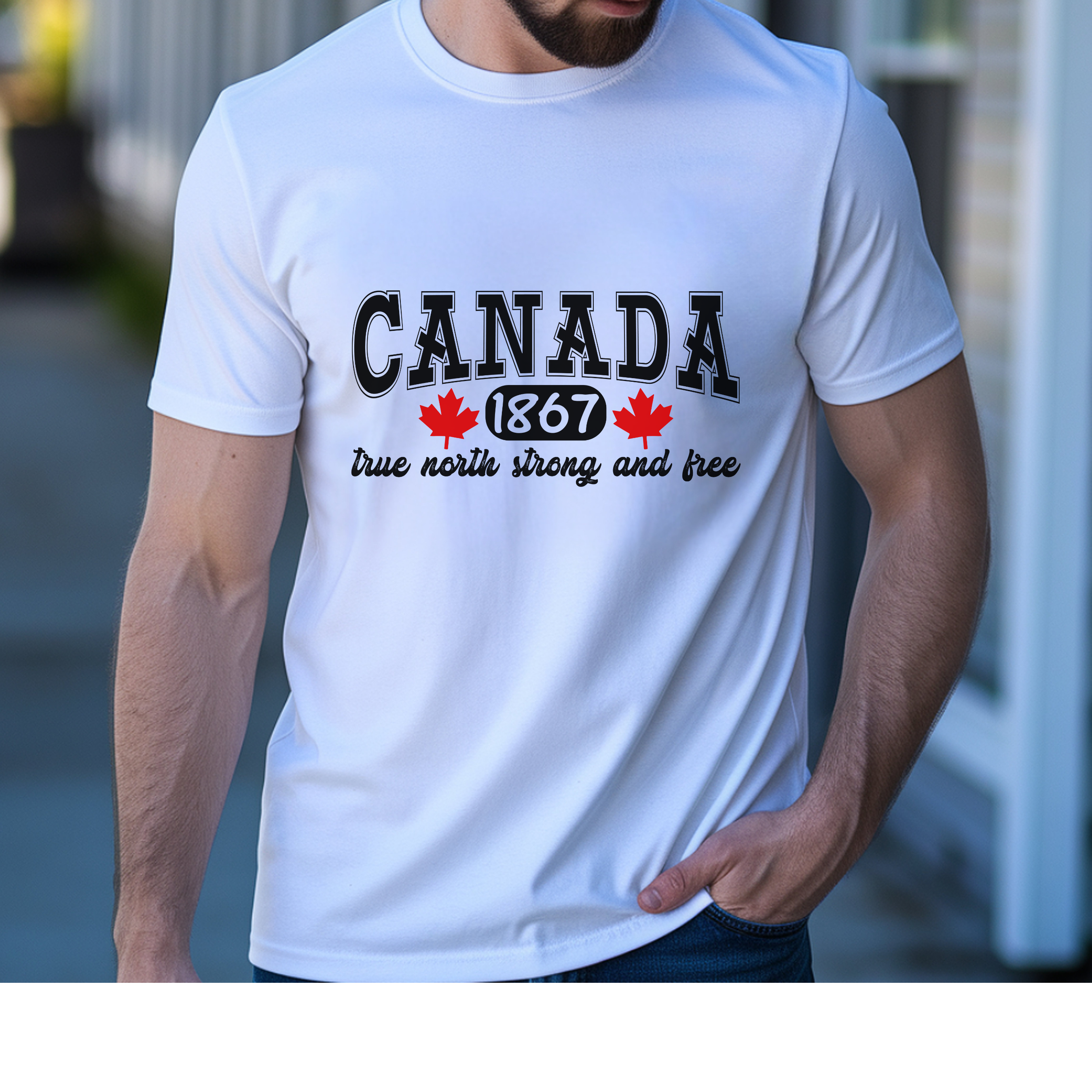 Canada 1867 Tee — True North Strong and Free Canada T-Shirt